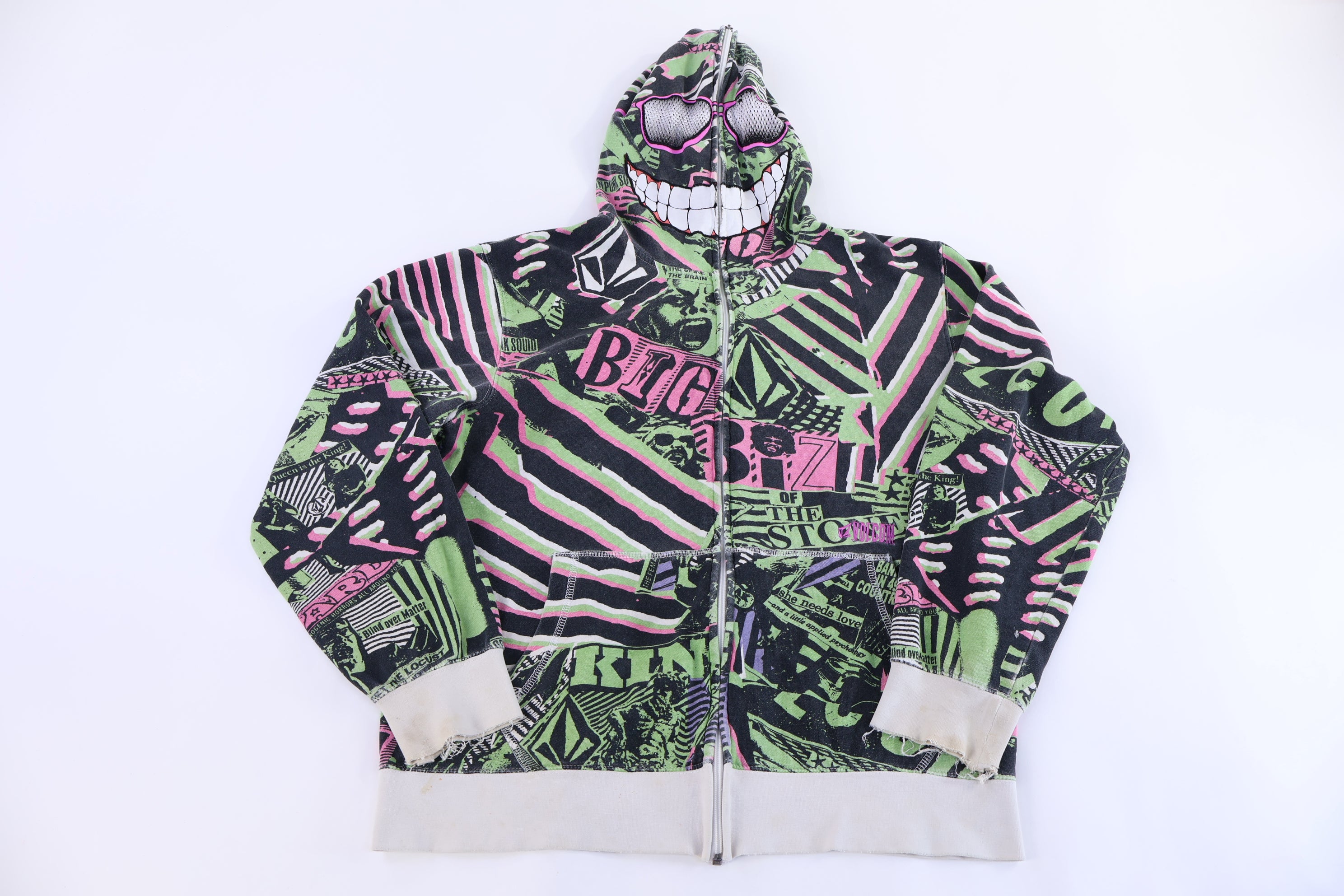 Vintage Volcom Big Biz Of the Stone Full Zip Jacket