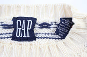 Vintage GAP Blue & White Knit Sweater