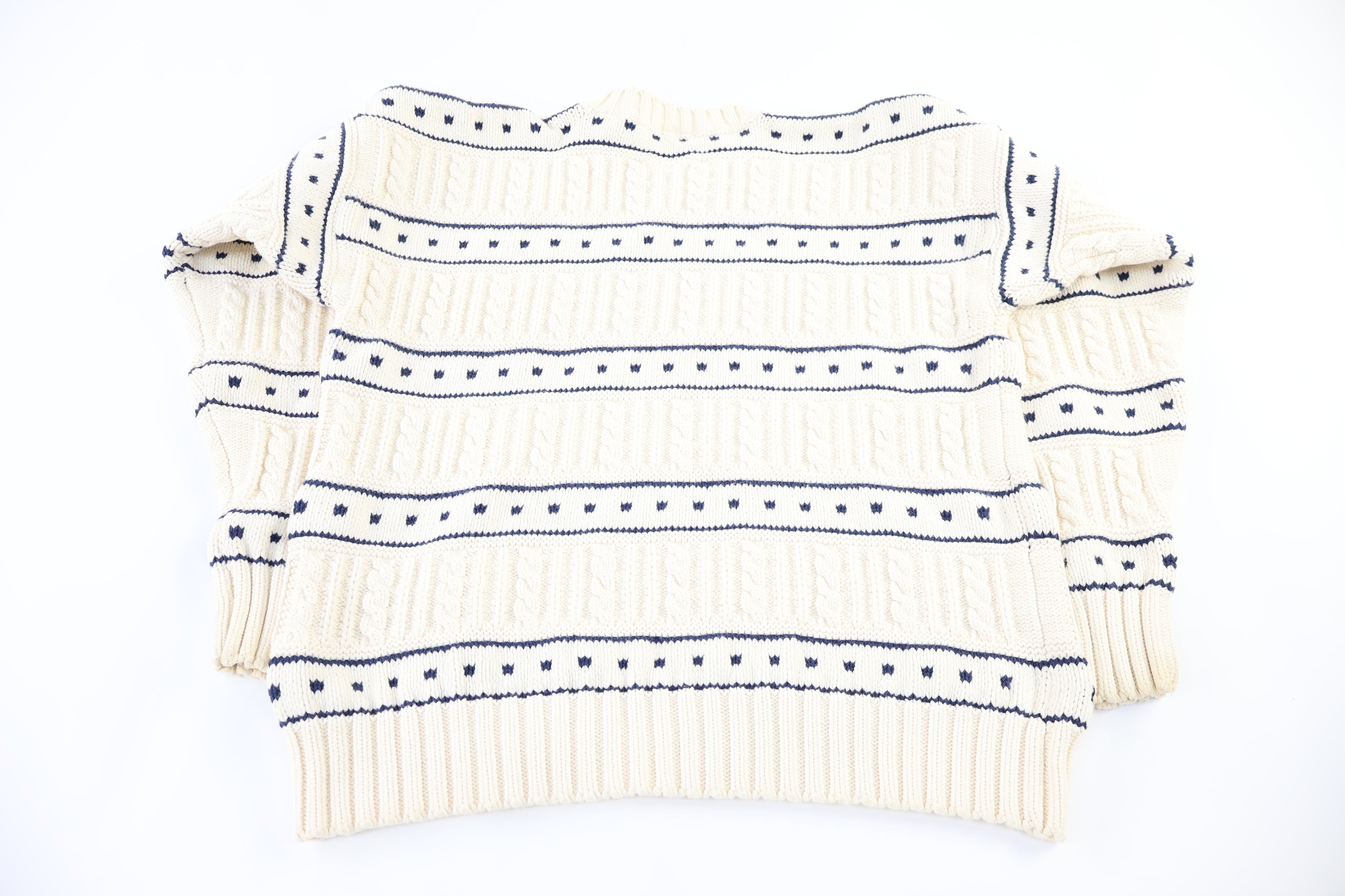 Vintage GAP Blue & White Knit Sweater