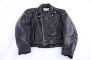 90's Excelled Black Leather Jacket