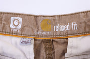 Carhartt Logo Patch Tan Cargo Pants