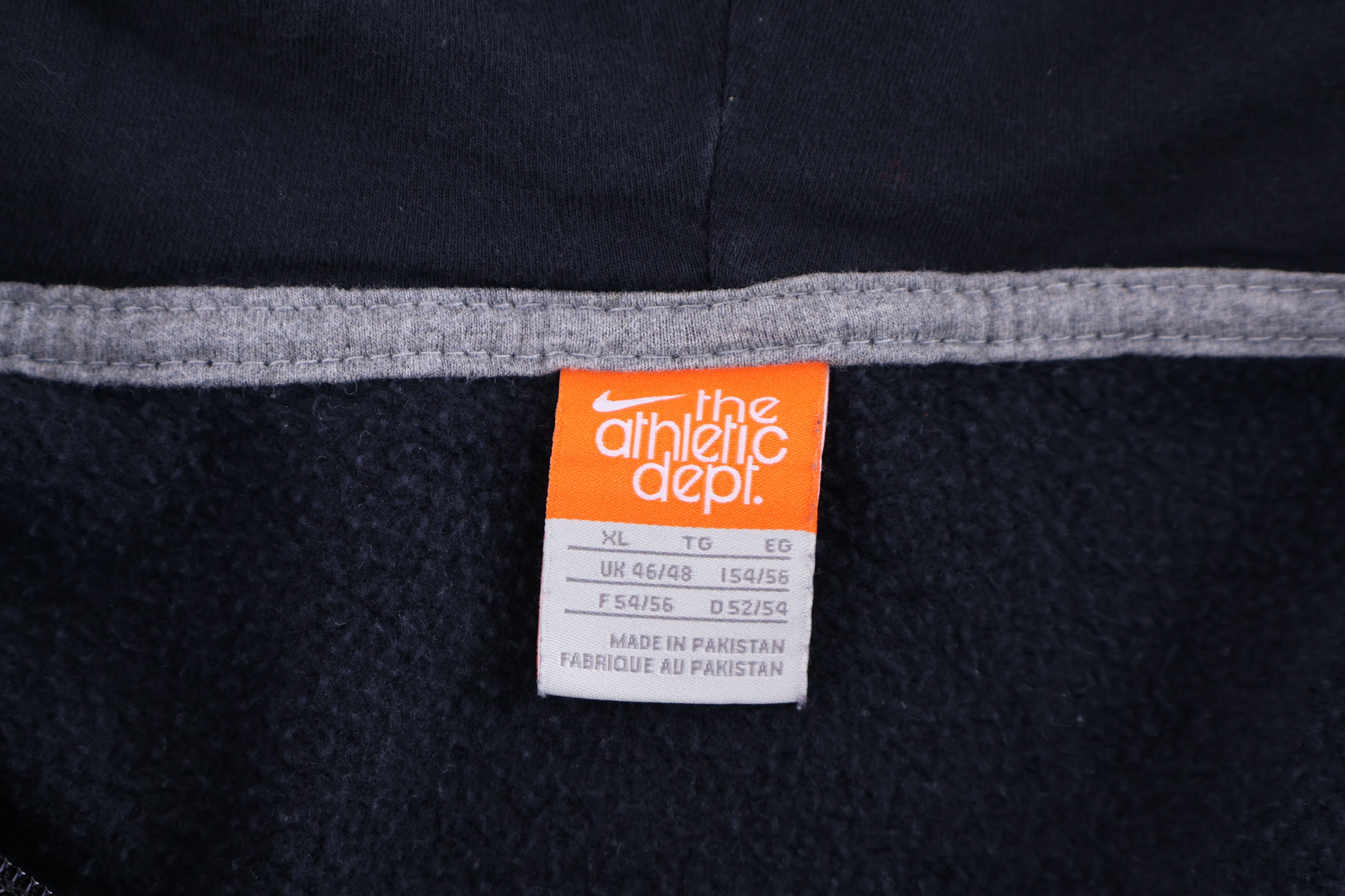 Nike Embroidered Logo Black Full Zip Jacket