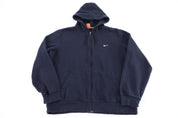 Nike Embroidered Logo Black Full Zip Jacket