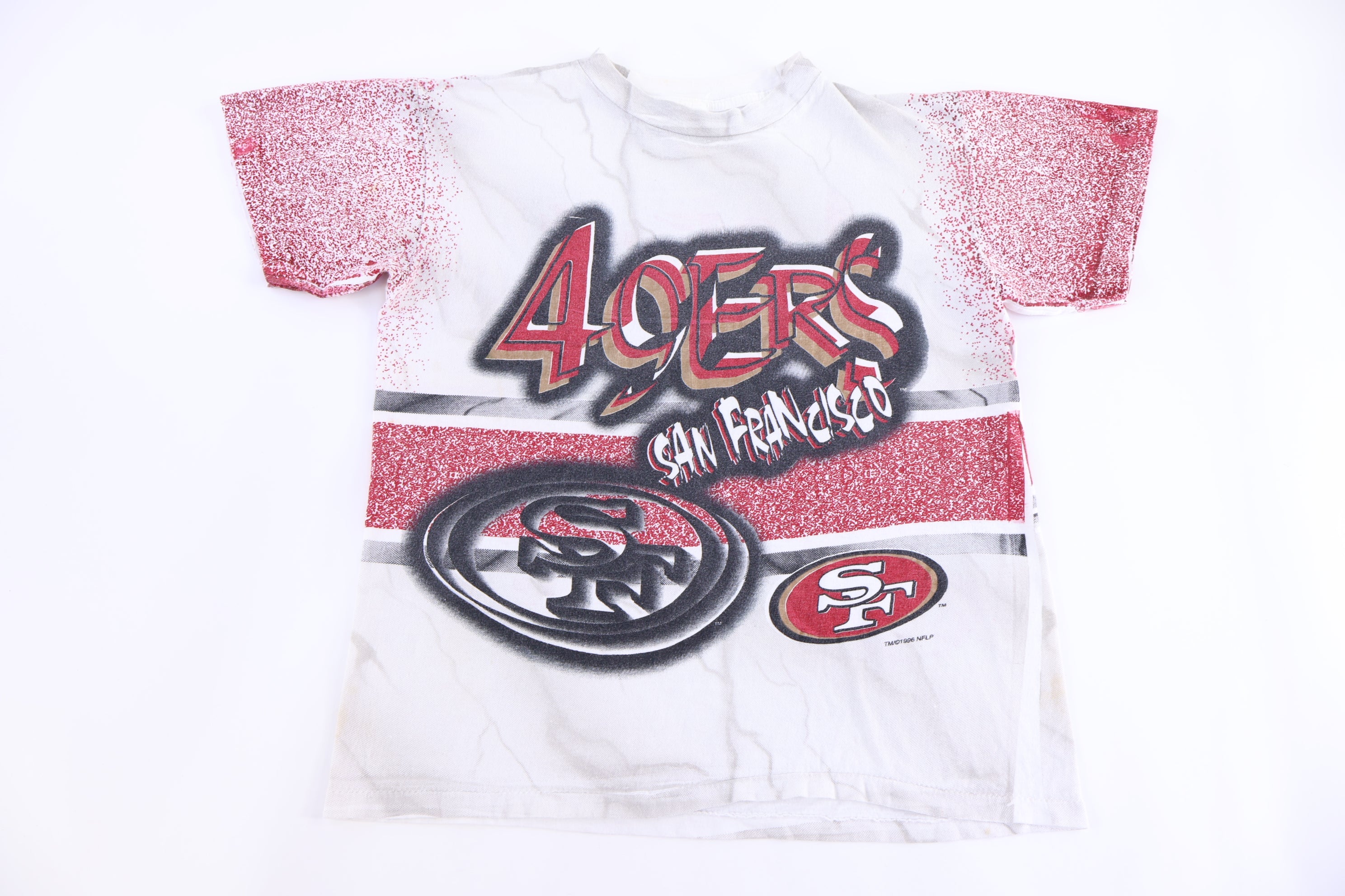 1996 San Francisco 49ers Football All Over Graphic T-shirt