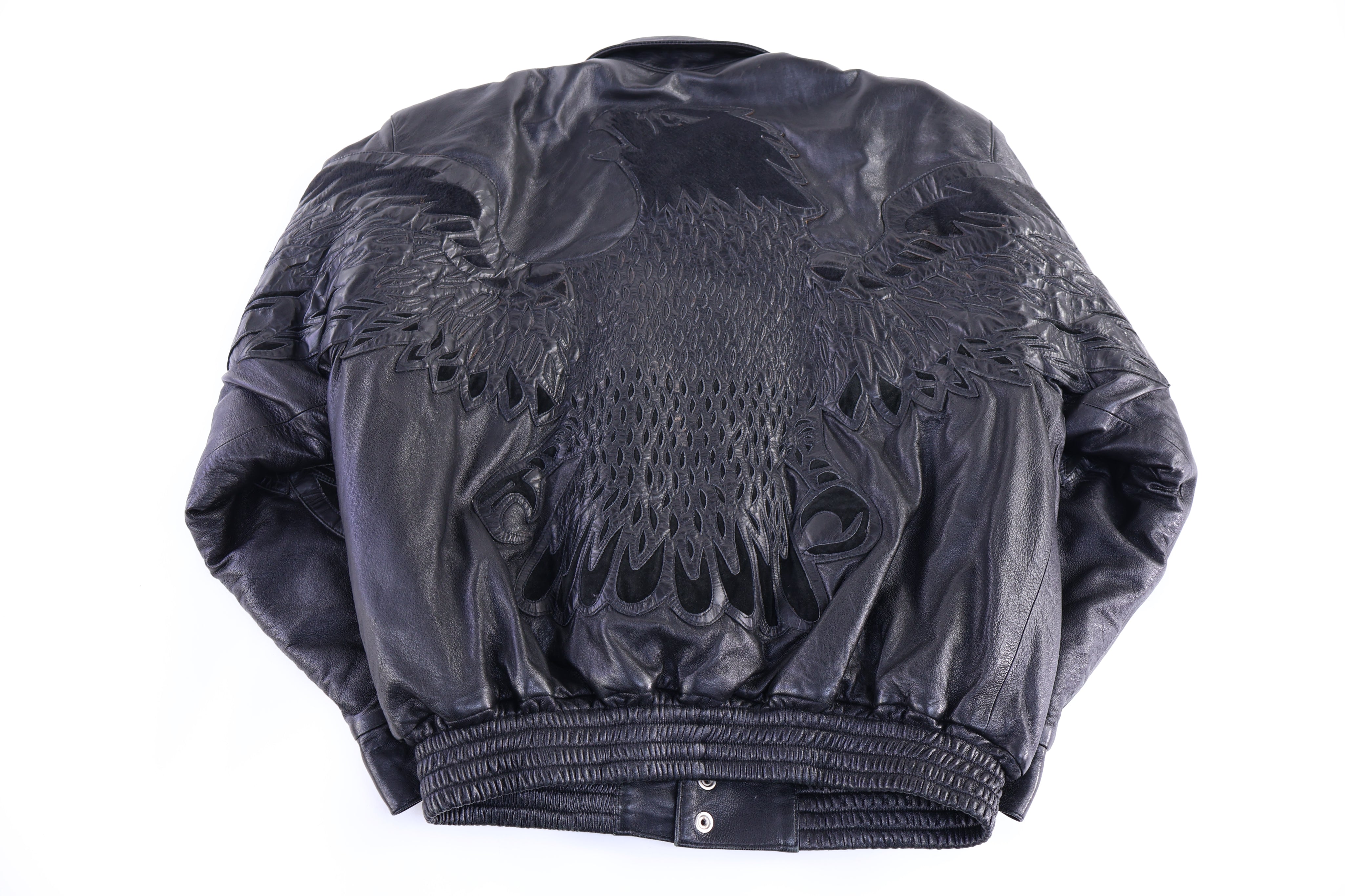 Vintage Jeff Hamilton Black Leather Jacket