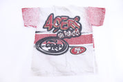 1996 San Francisco 49ers Football All Over Graphic T-shirt
