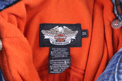 Harley Davidson Motorcycles Medium Wash Denim Jacket