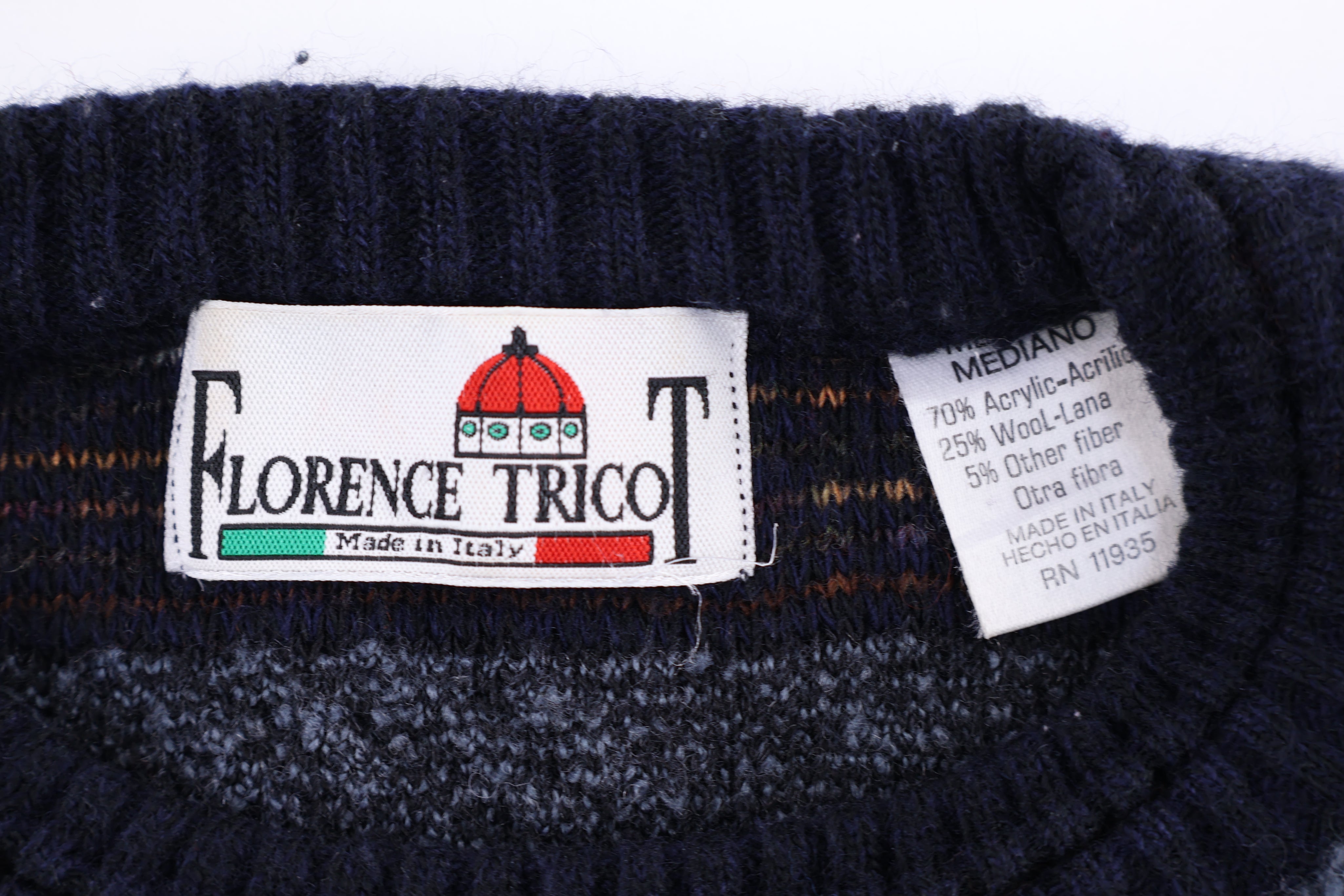 90's Florence Tricot Multicolor Knit Sweater
