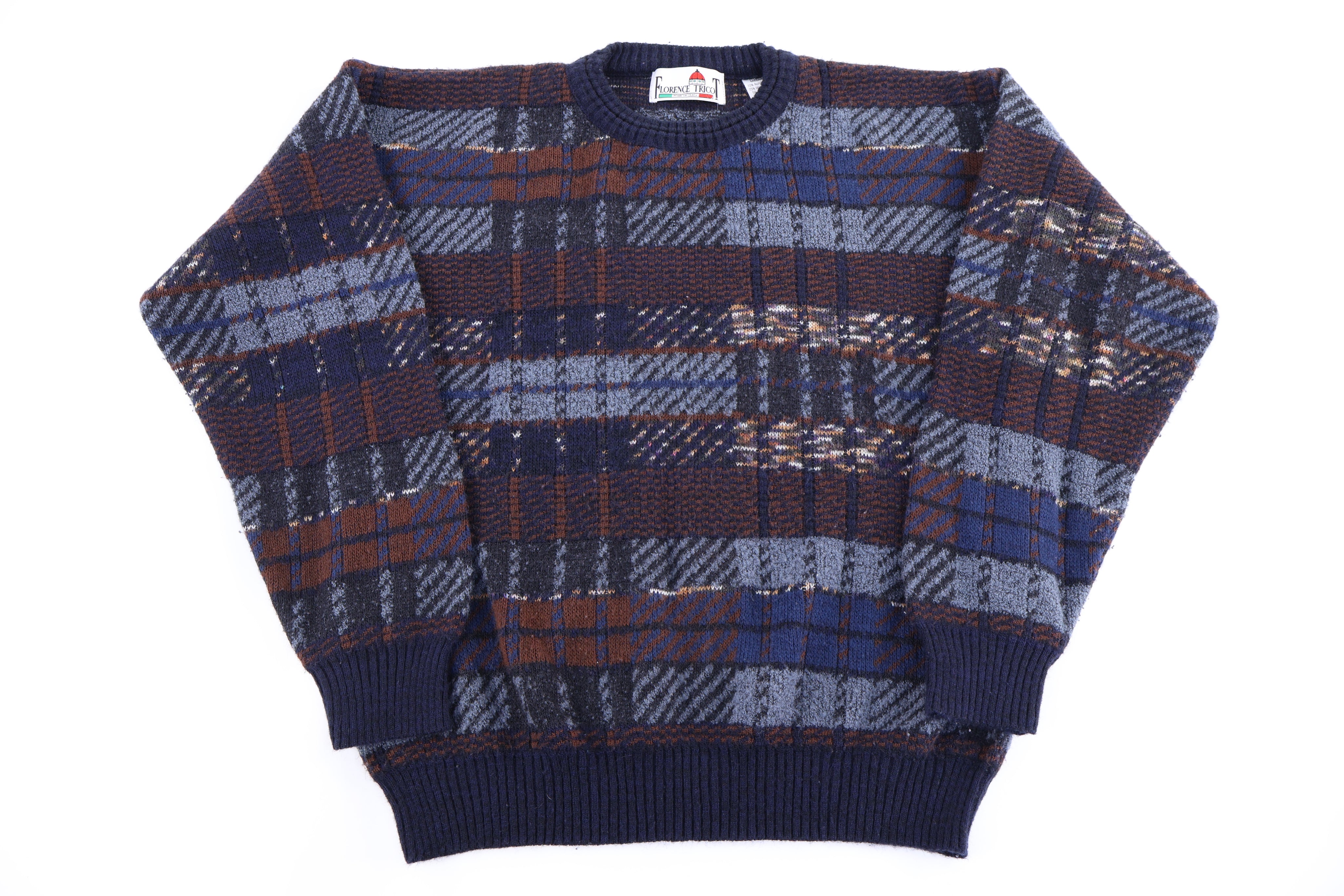 90's Florence Tricot Multicolor Knit Sweater