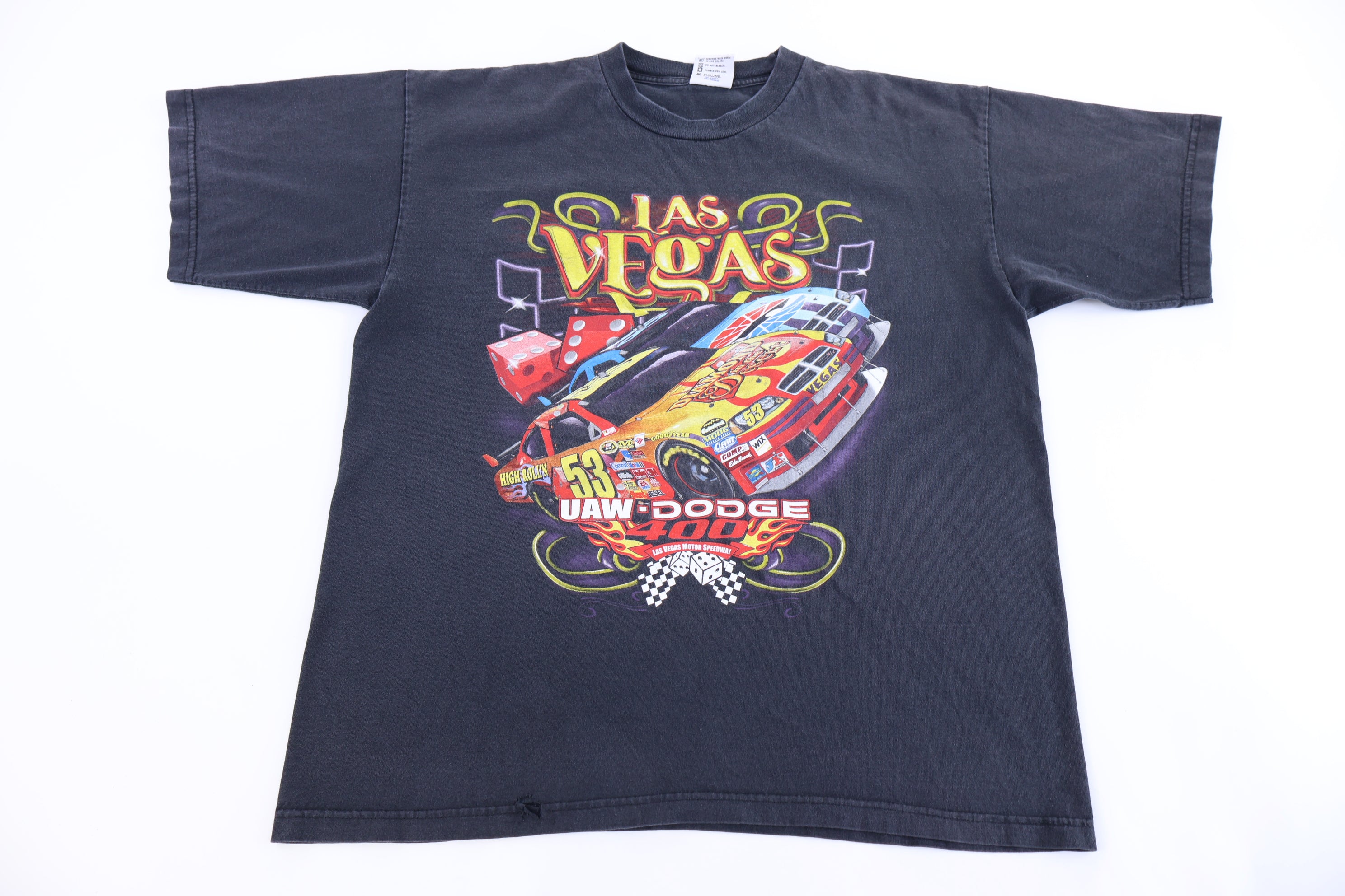 Vintage Nascar Las Vegas Racing Graphic T-shirt