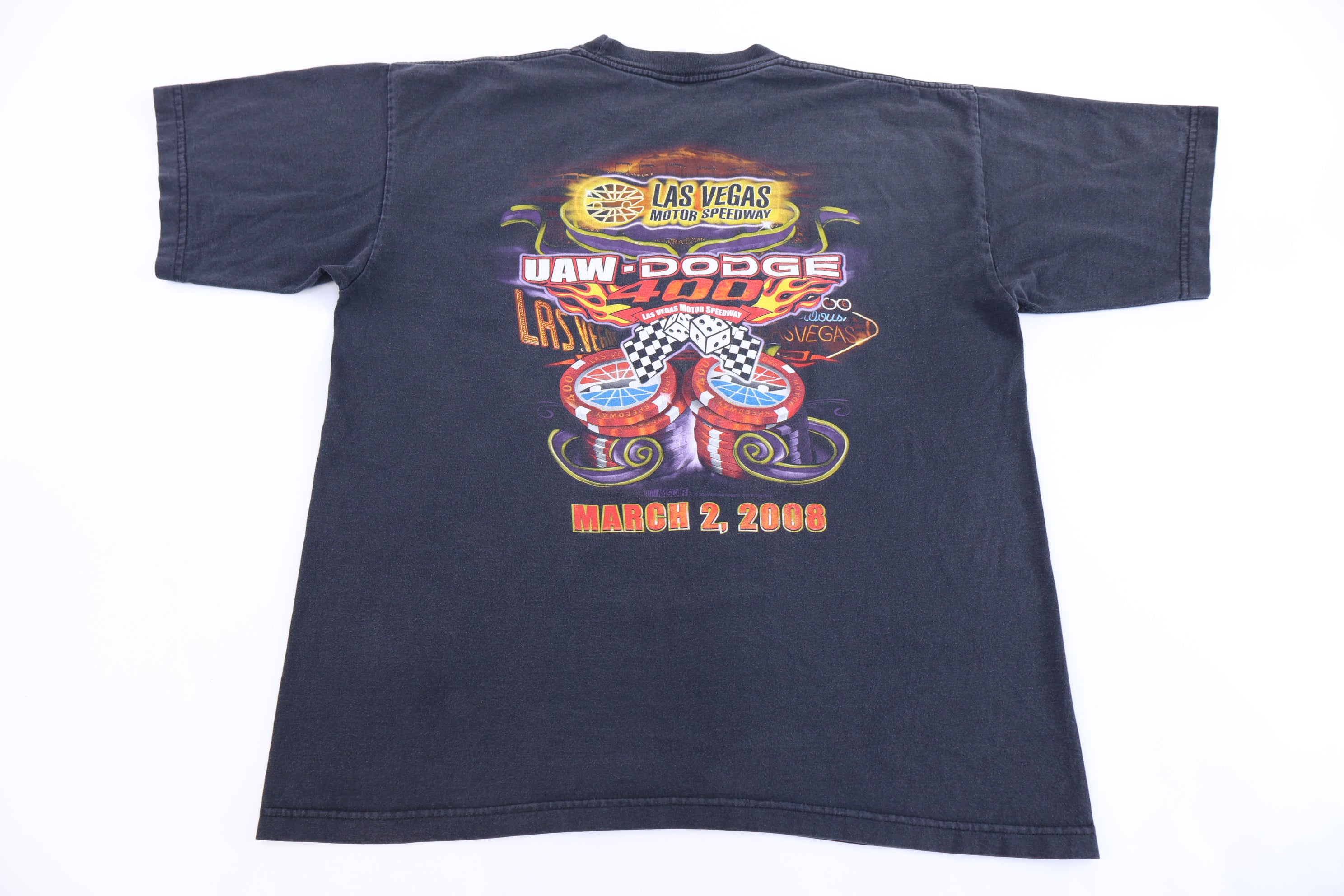 Vintage Nascar Las Vegas Racing Graphic T-shirt