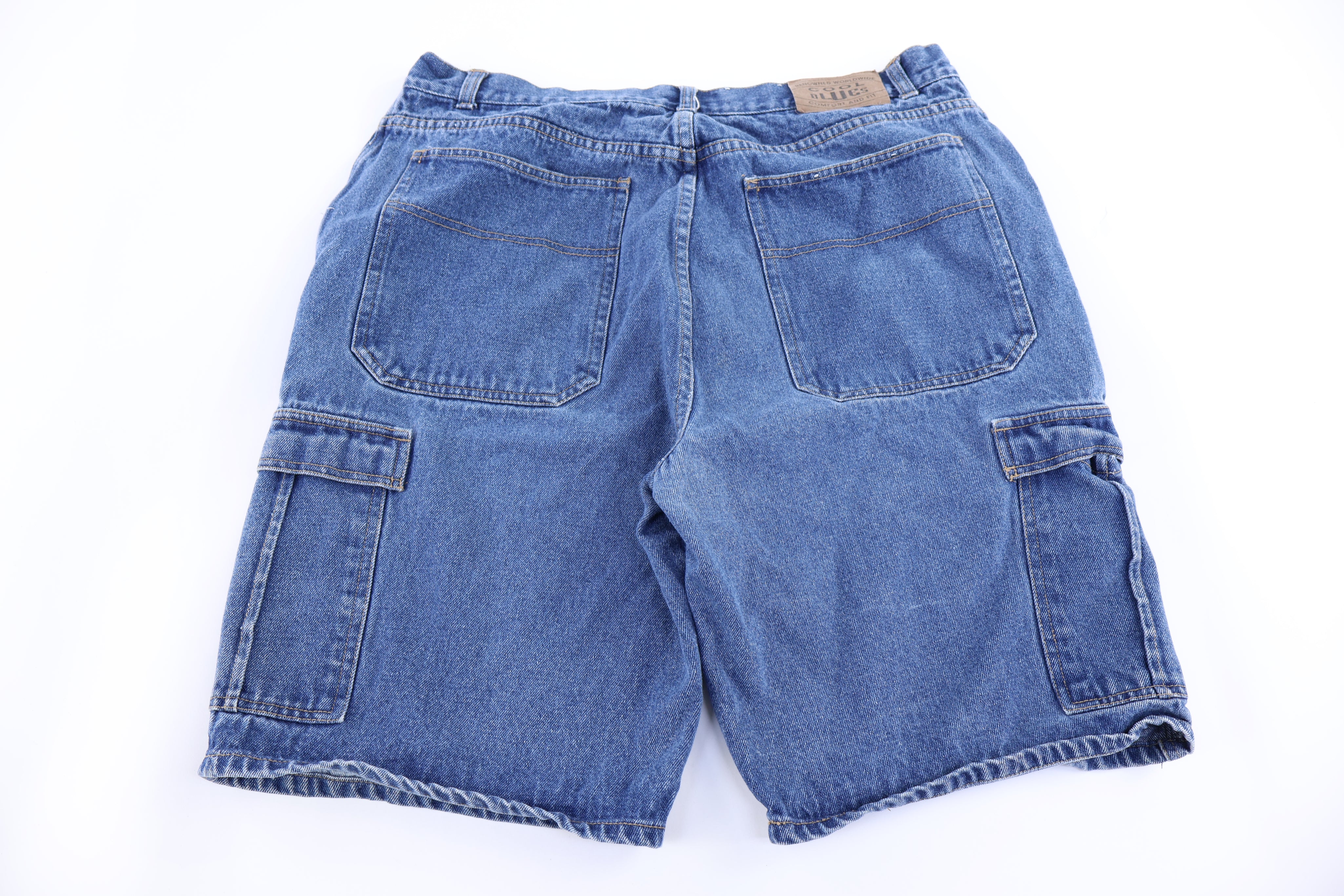 Vintage Cool Blues Dark Wash Denim Shorts