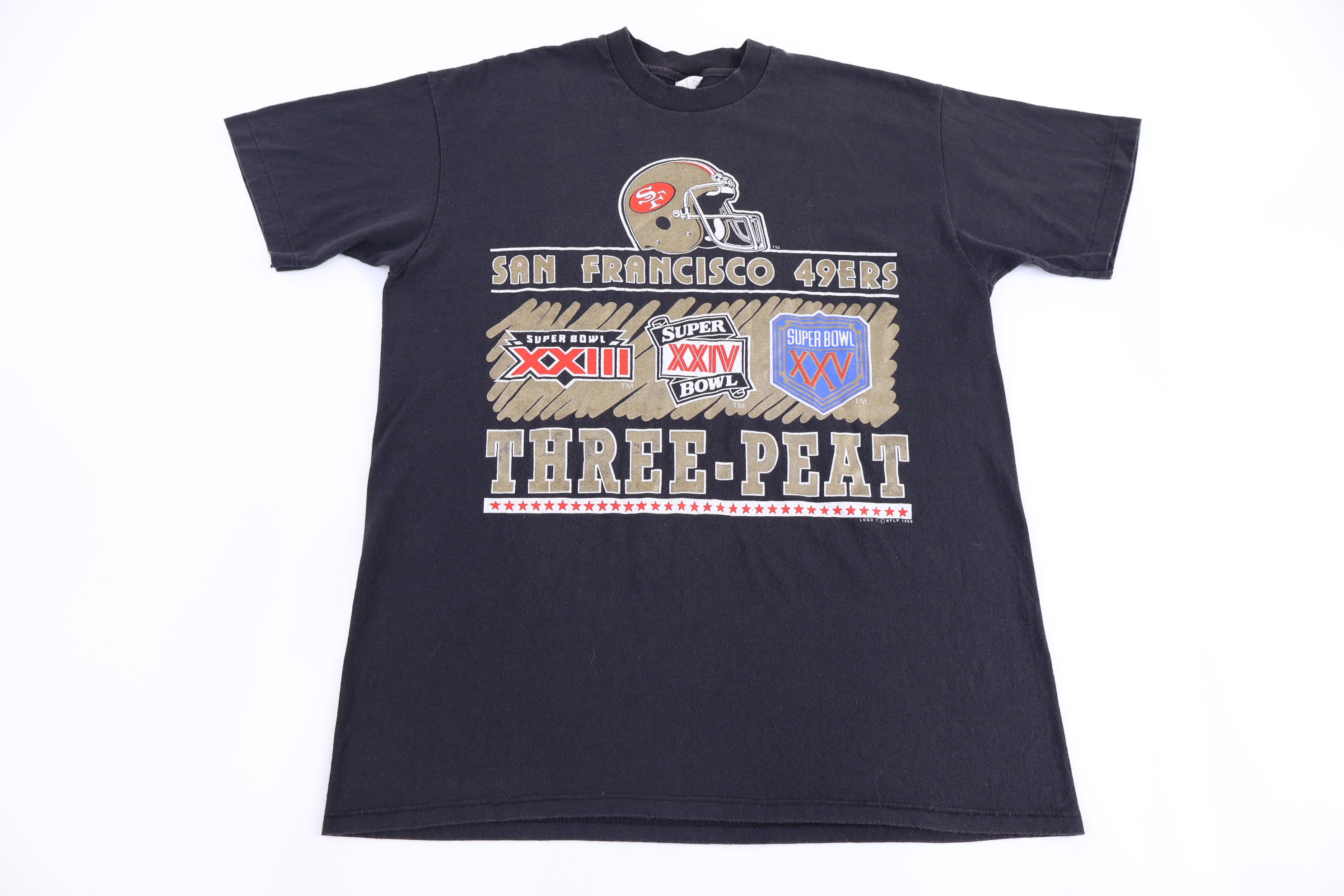 1990 San Francisco 49ers Three Peat T-shirt