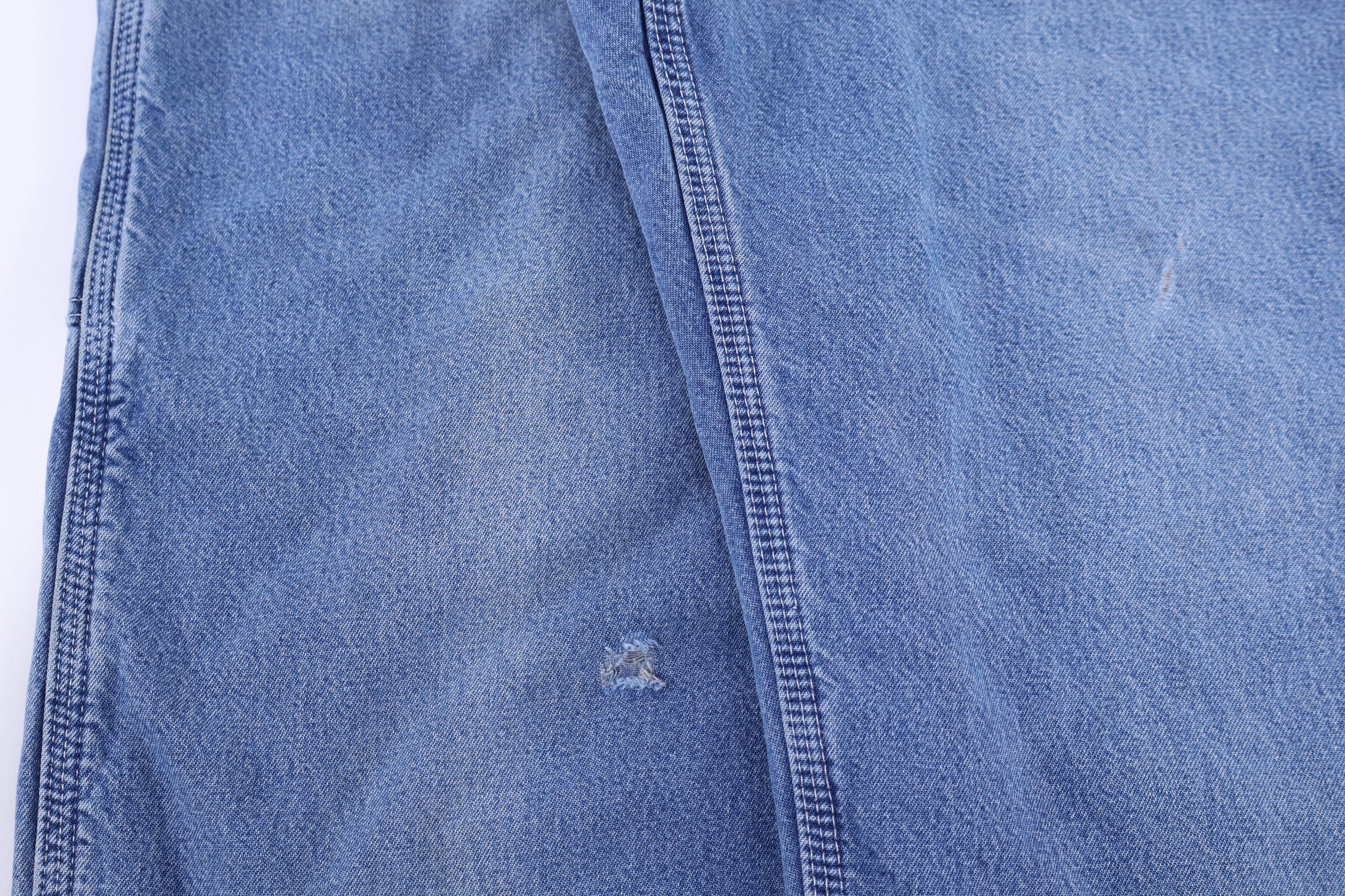 Carhartt Logo Patch Flannel Lined Jeans