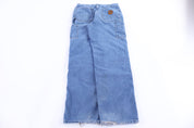 Carhartt Logo Patch Flannel Lined Jeans