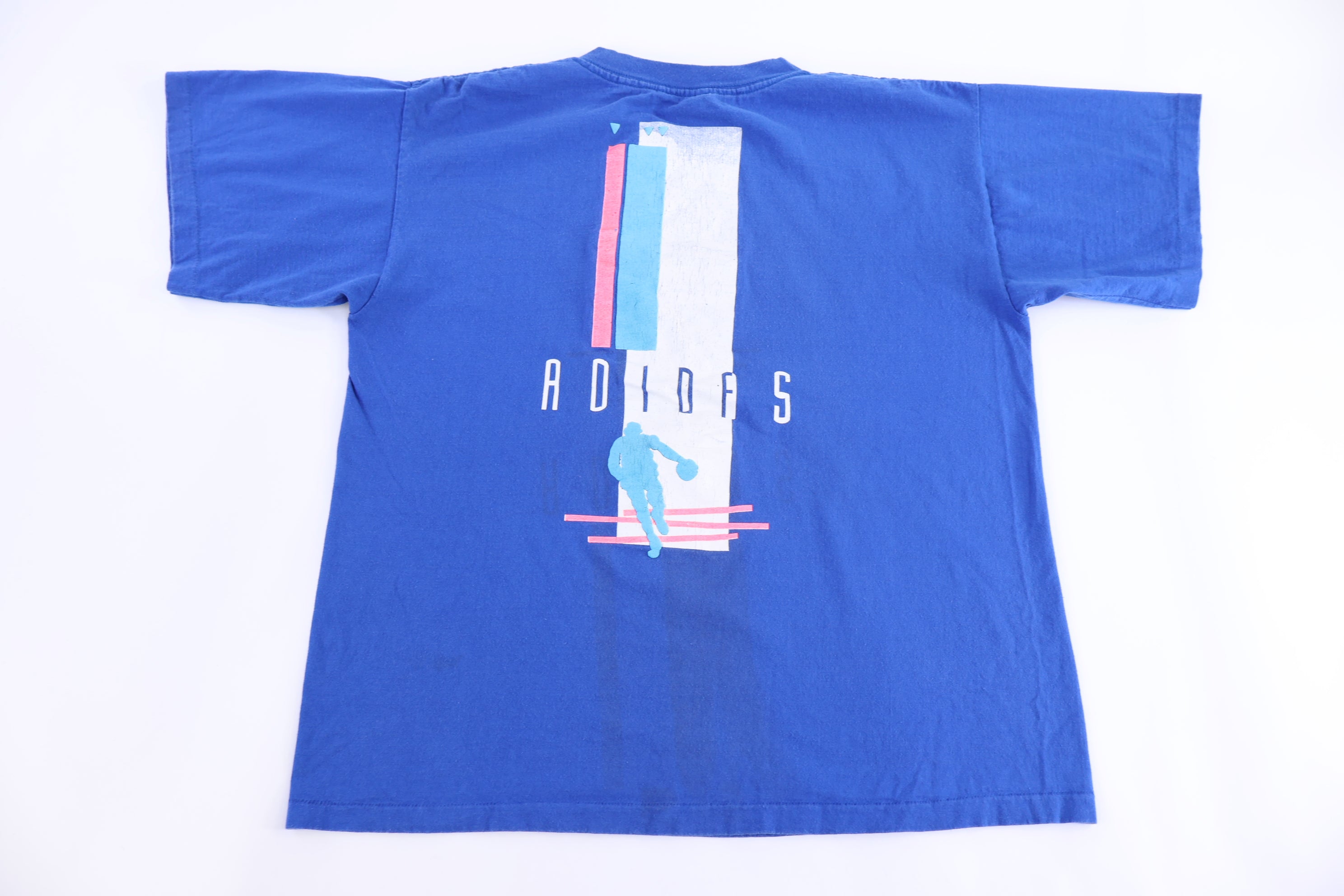 90's Adidas Basketball Graphic T-shirt