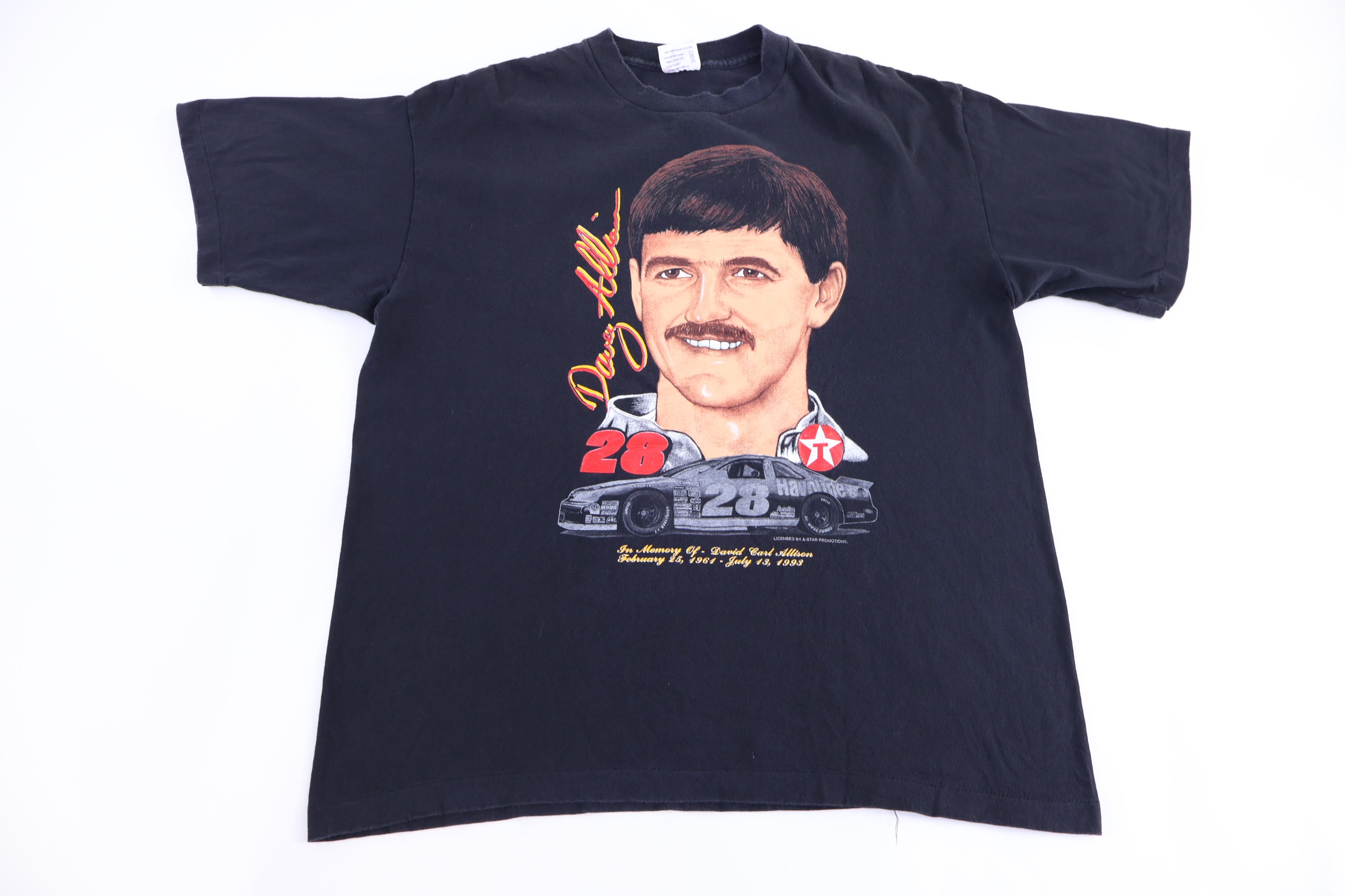 1993 Nascar Davey Allison Memorial T-shirt