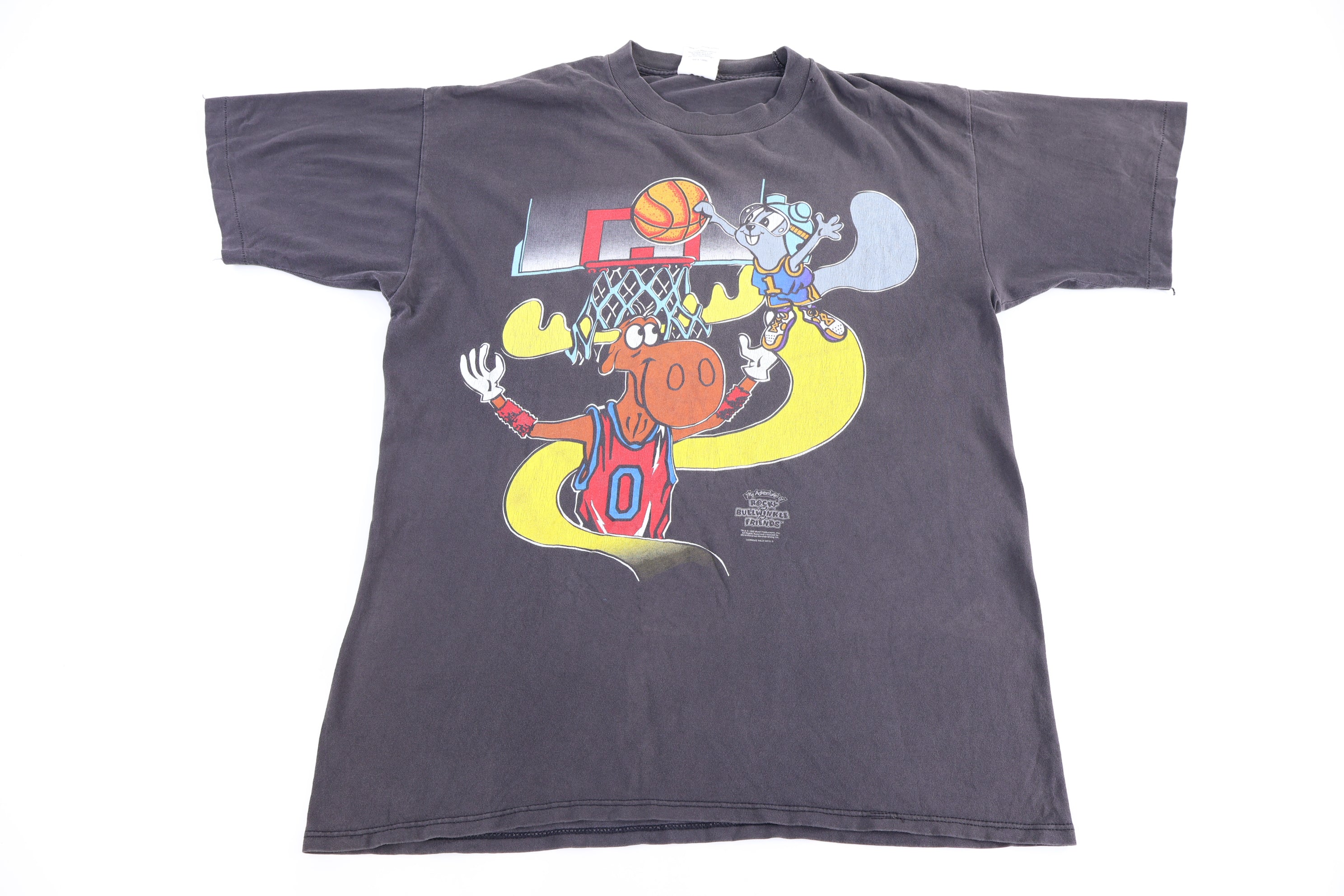 1993 Rocky And Bullwinkle And Friends T-shirt