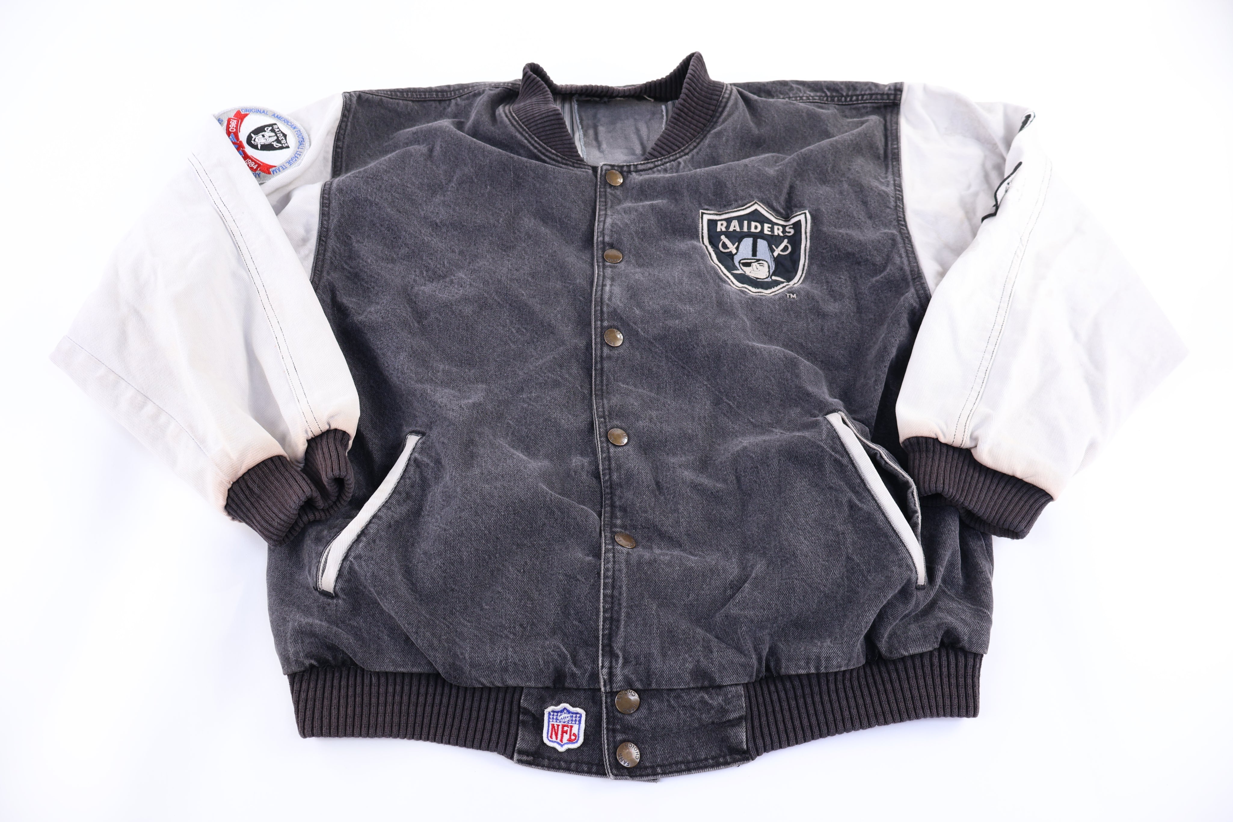 90's Los Angeles Raiders Football Jacket