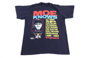 1990 Three Stooges Moe Knows Graphic T-shirt
