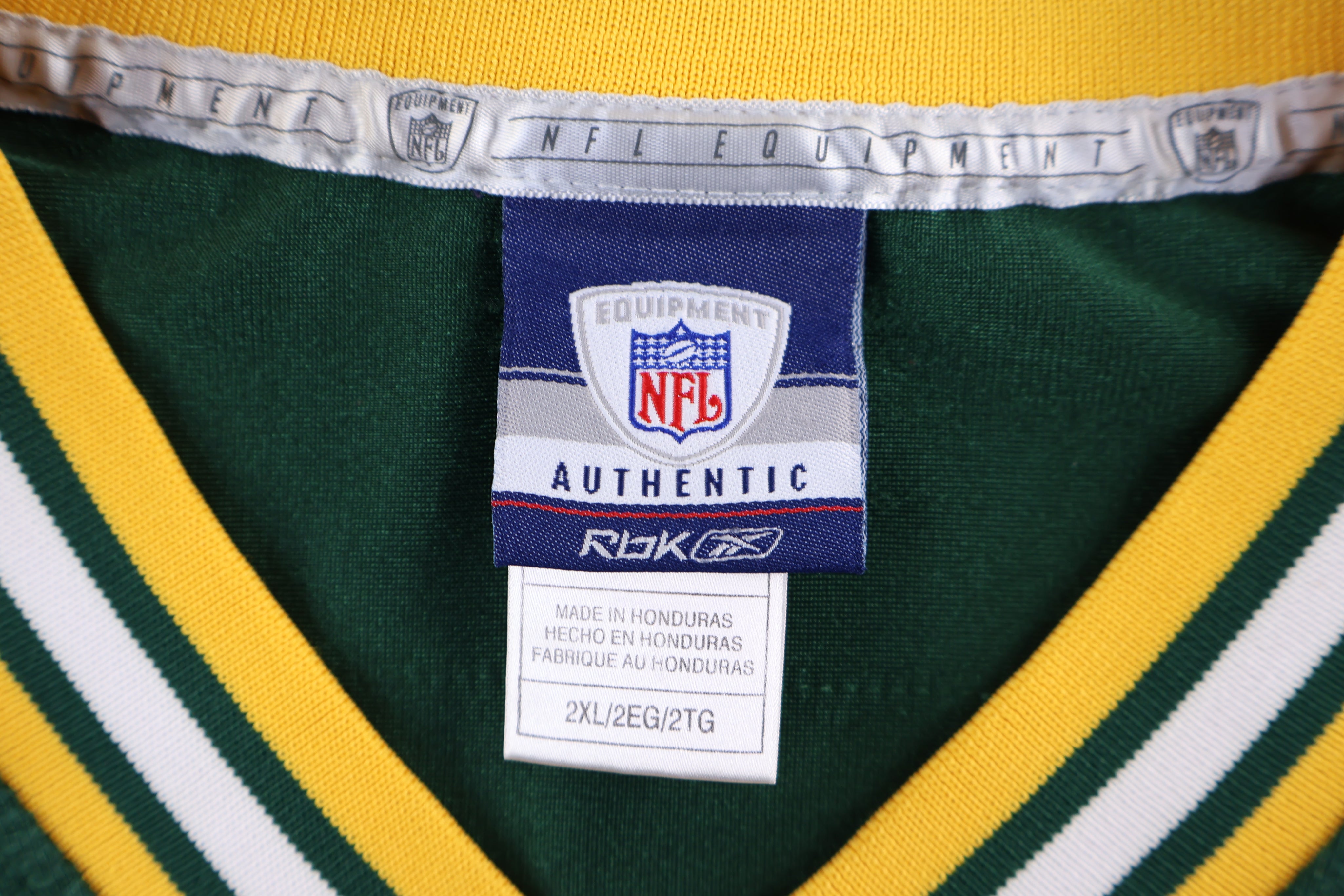 Reebok Green Bay Packers Aaron Rodgers Football Jersey