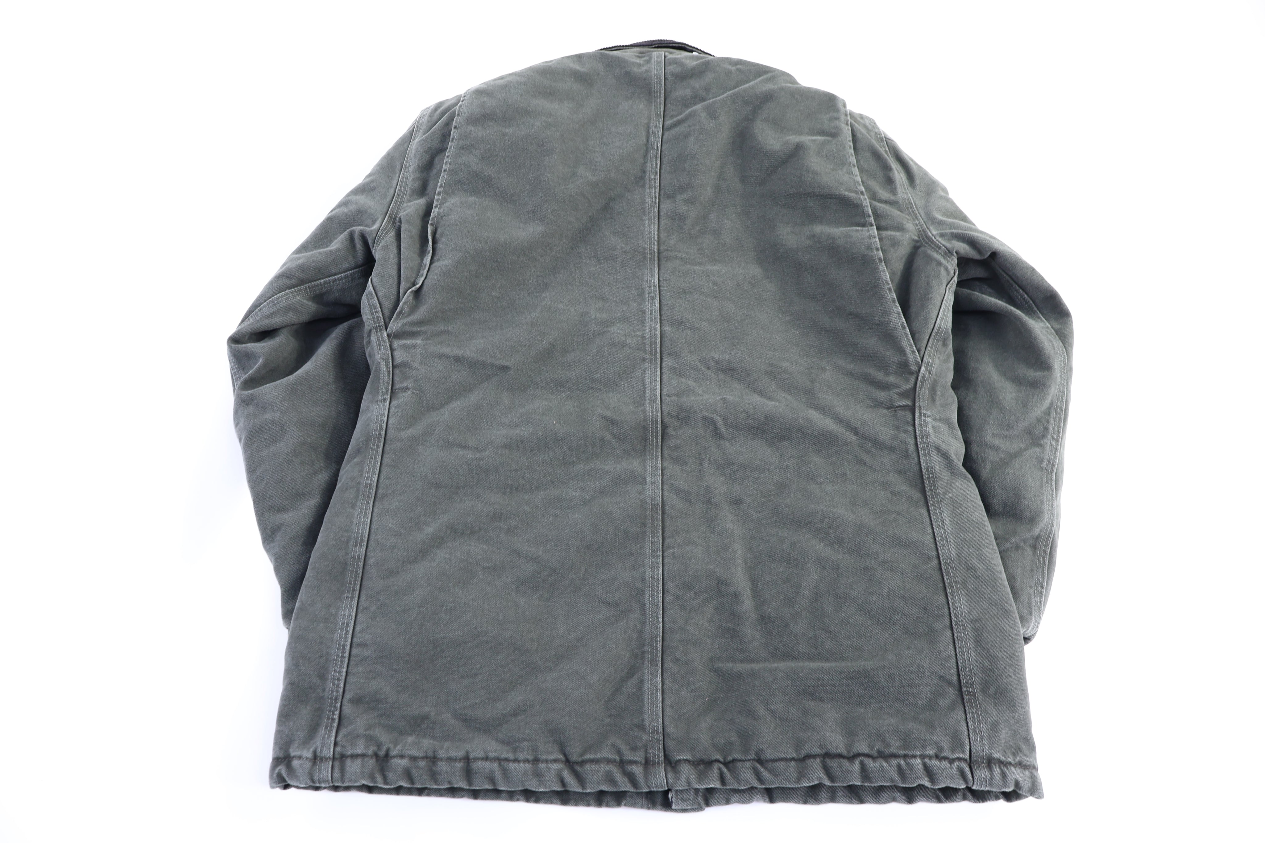 Carhartt Logo Patch Green Full Zip Jacket
