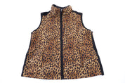 Women's Lauren Ralph Lauren Leopard Print Full Zip Vest