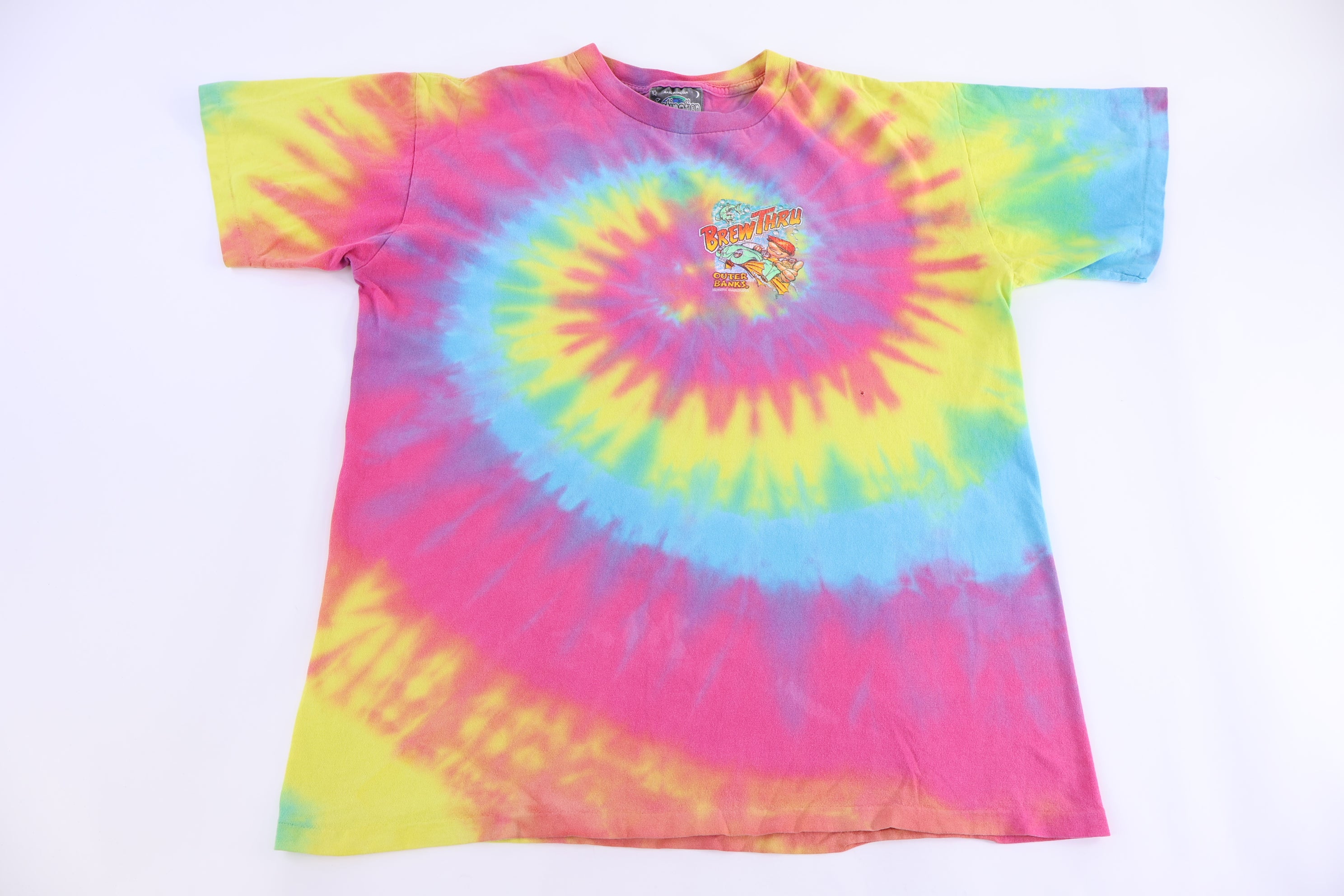2000 Brew Thru Outer Banks Tie Dye T-shirt