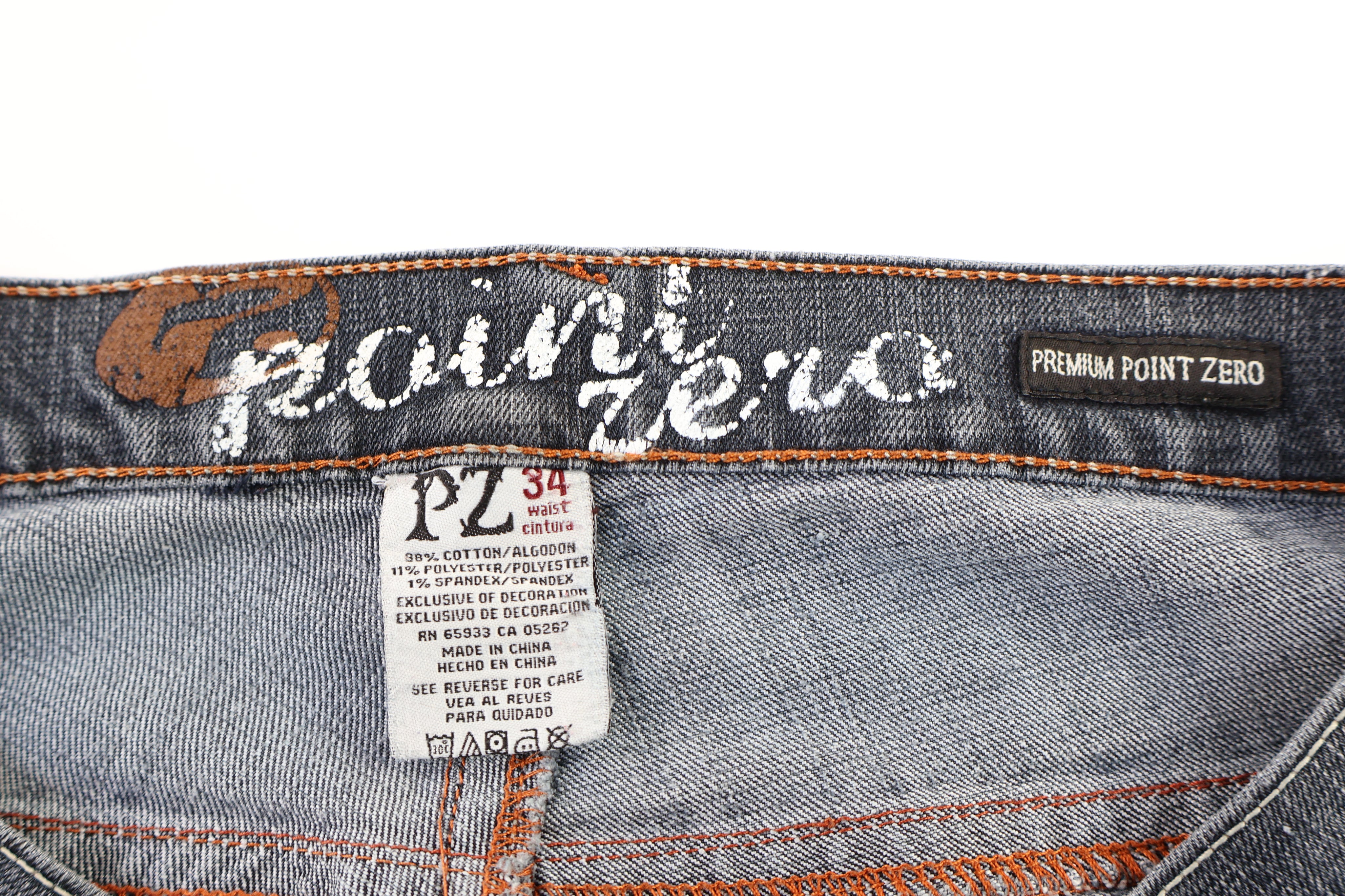 Point Zero Medium Wash Denim Jeans