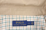 Polo Ralph Lauren Embroidered Logo Tan Full Zip Jacket