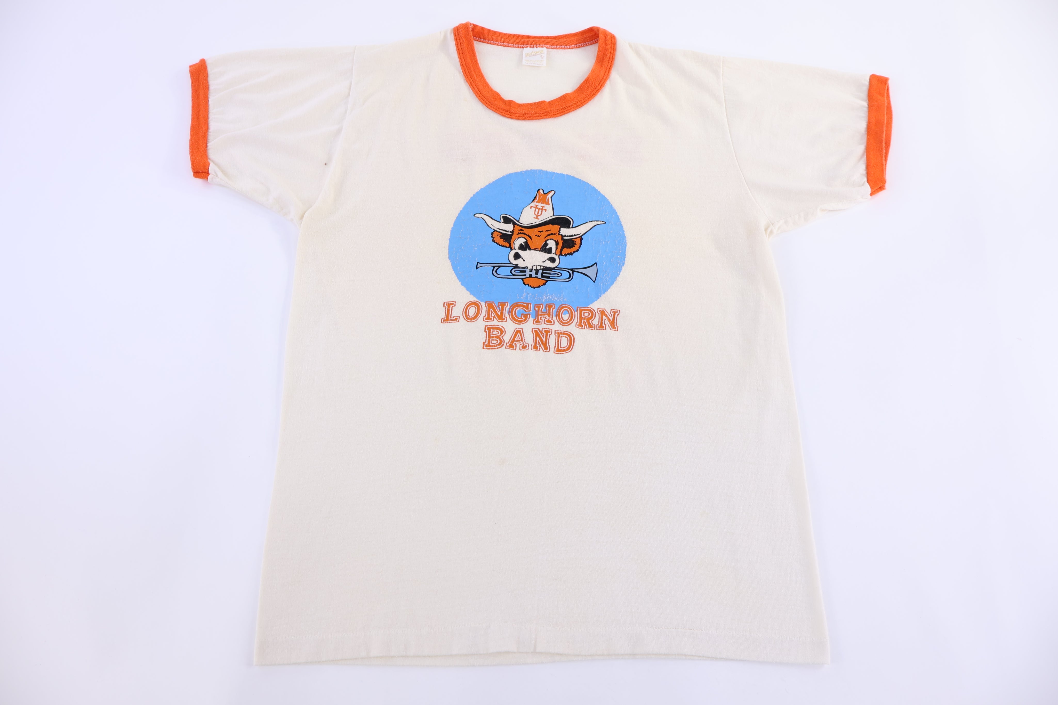 70's University of Texas Longhorn Band Ringer T-shirt