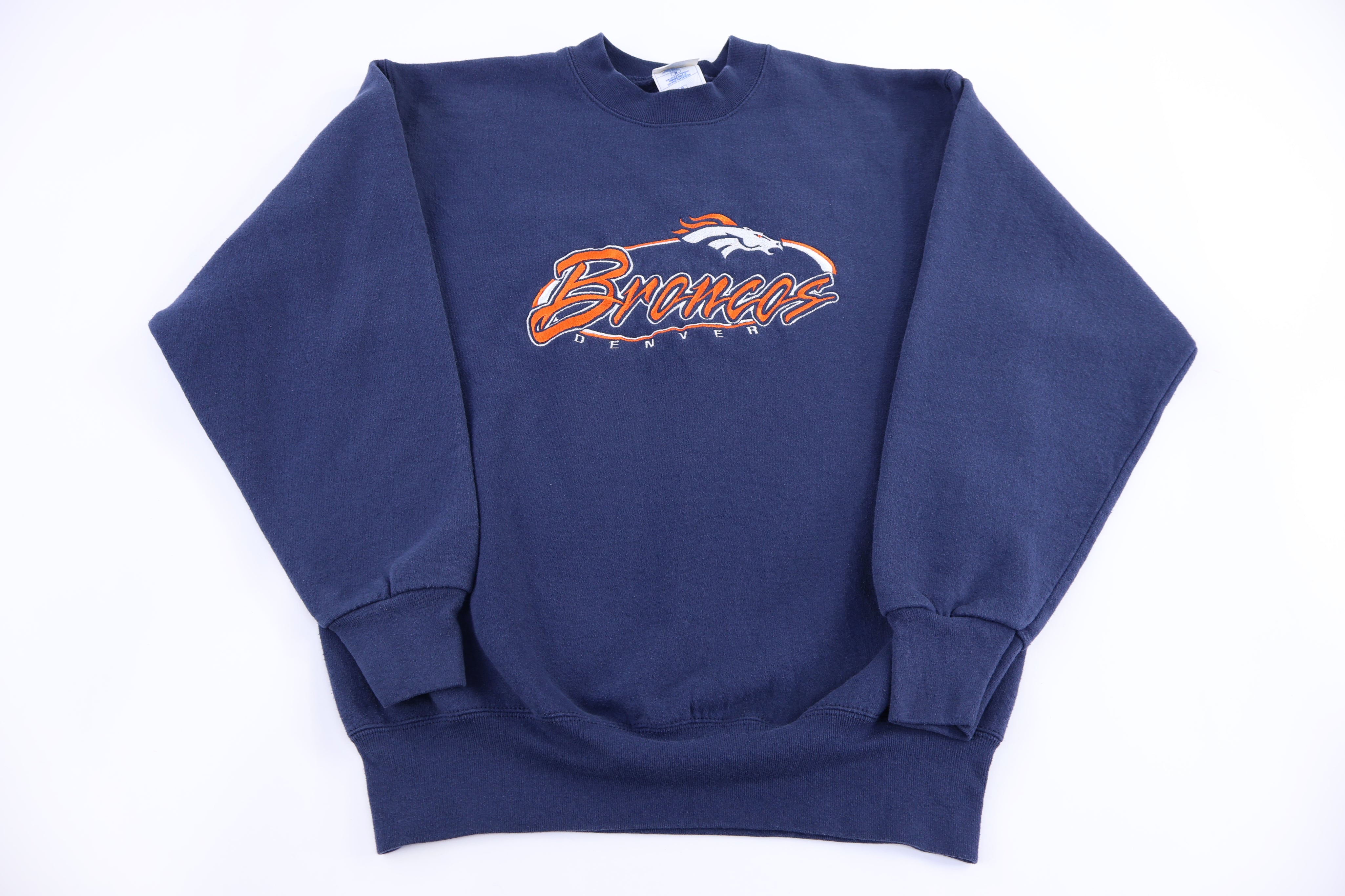90's Denver Broncos Football Embroidered Sweatshirt