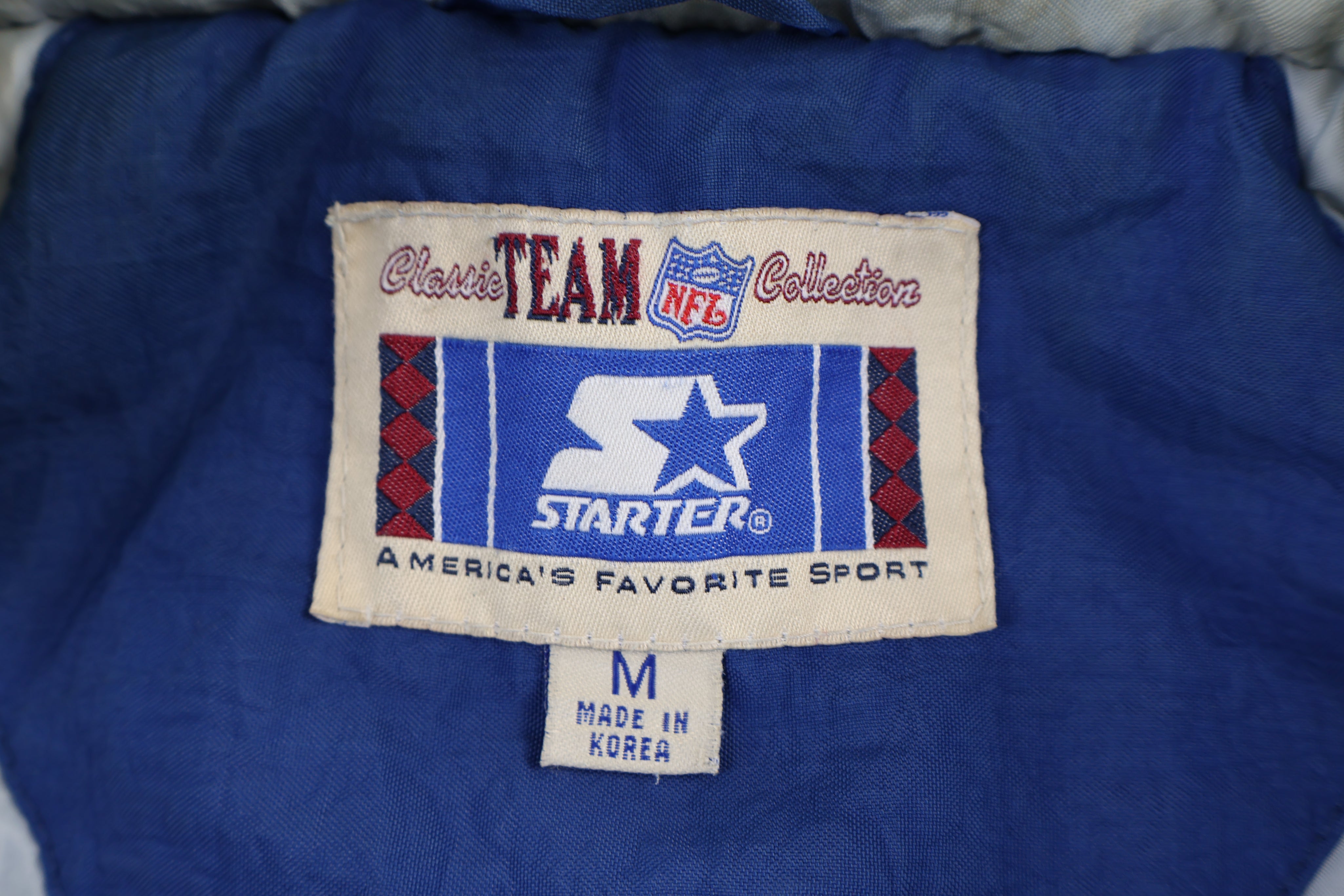 Vintage Starter Dallas Cowboys Full Zip Jacket