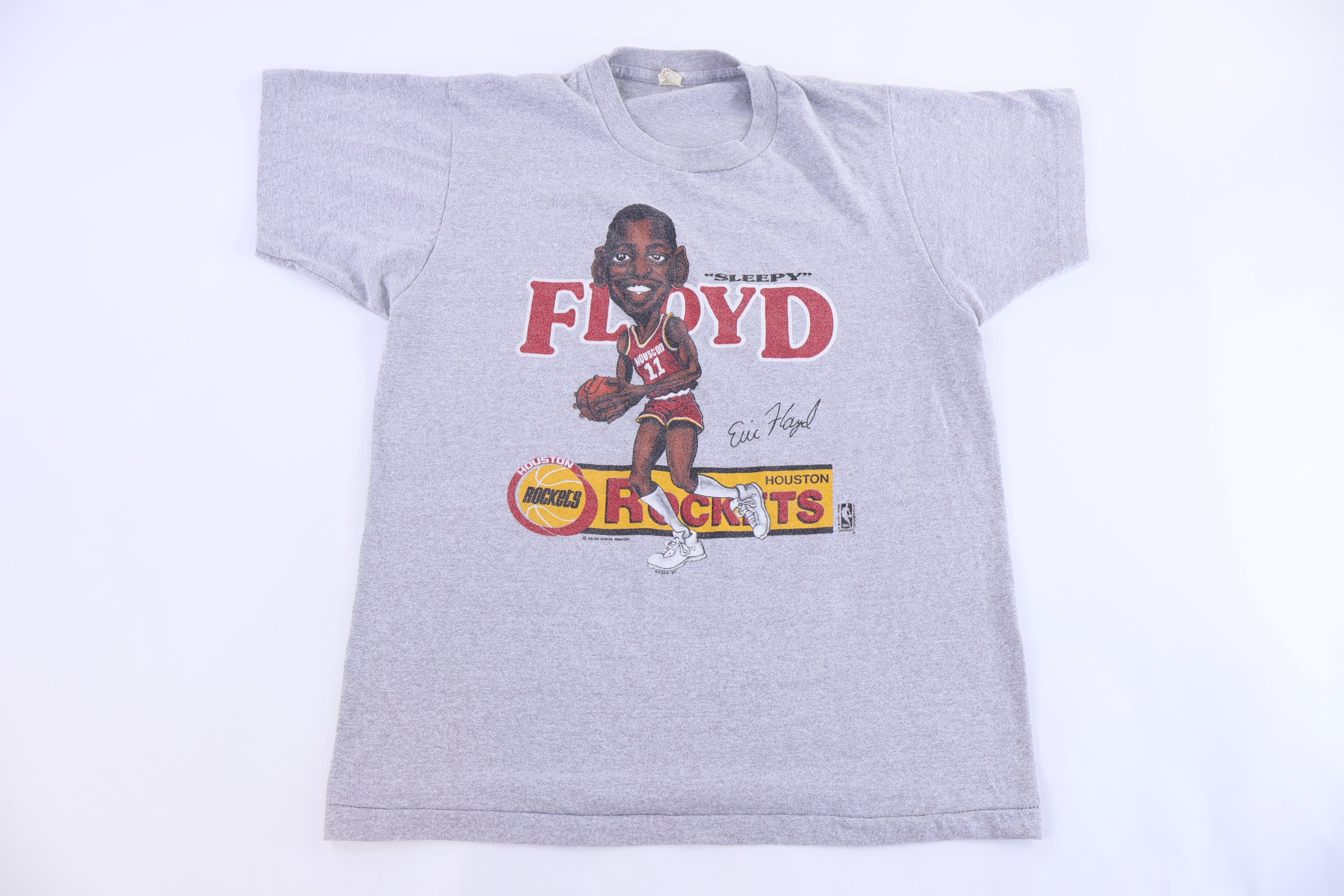 1987 Houston Rockets Sleepy Floyd T-shirt