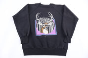 90's Deer Nature Graphic Sweatshirt