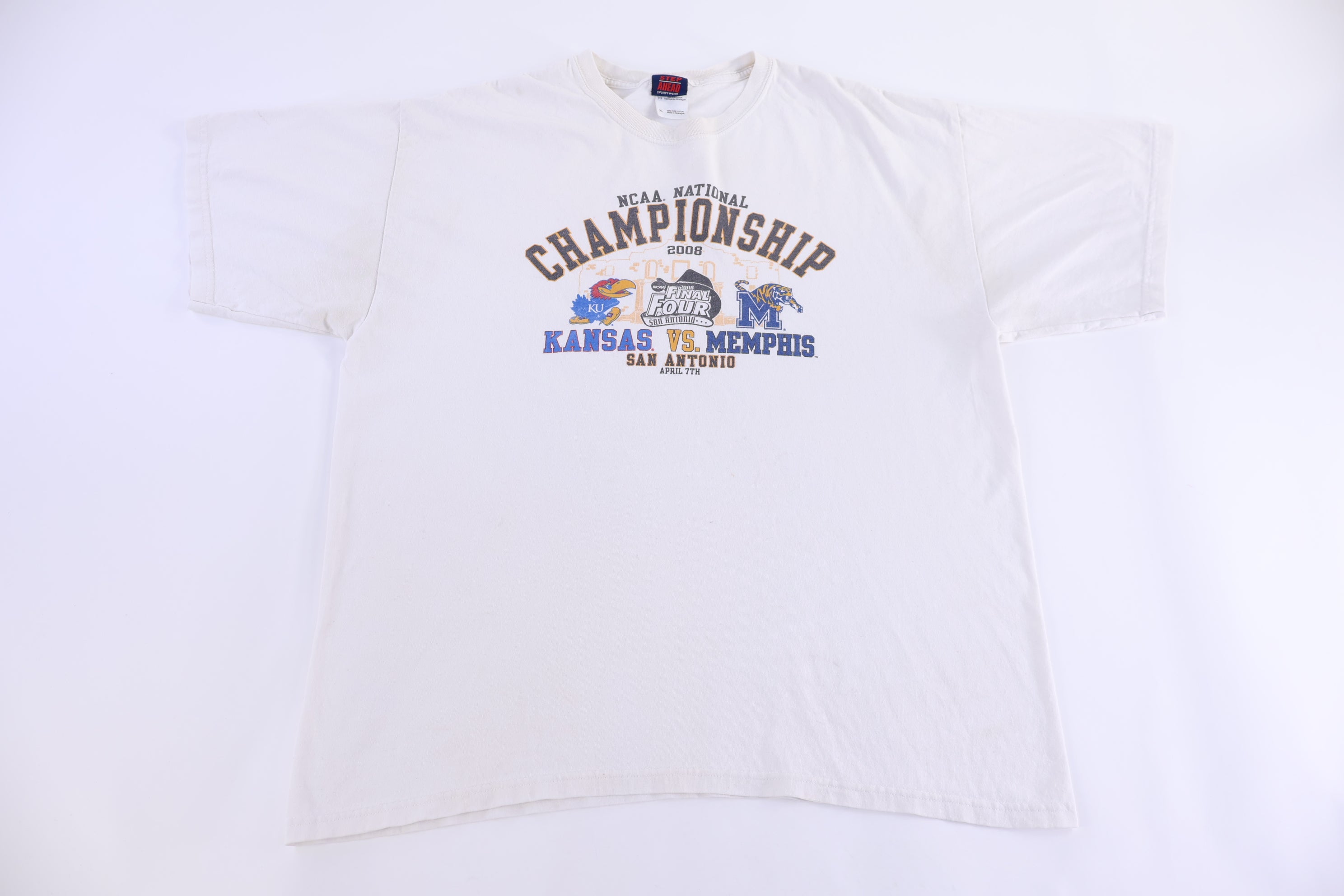 2008 NCAA Kansas Vs Memphis National Championship T-shirt