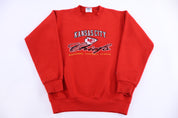 Youth Vintage Kansas City Chiefs Embroidered Sweatshirt