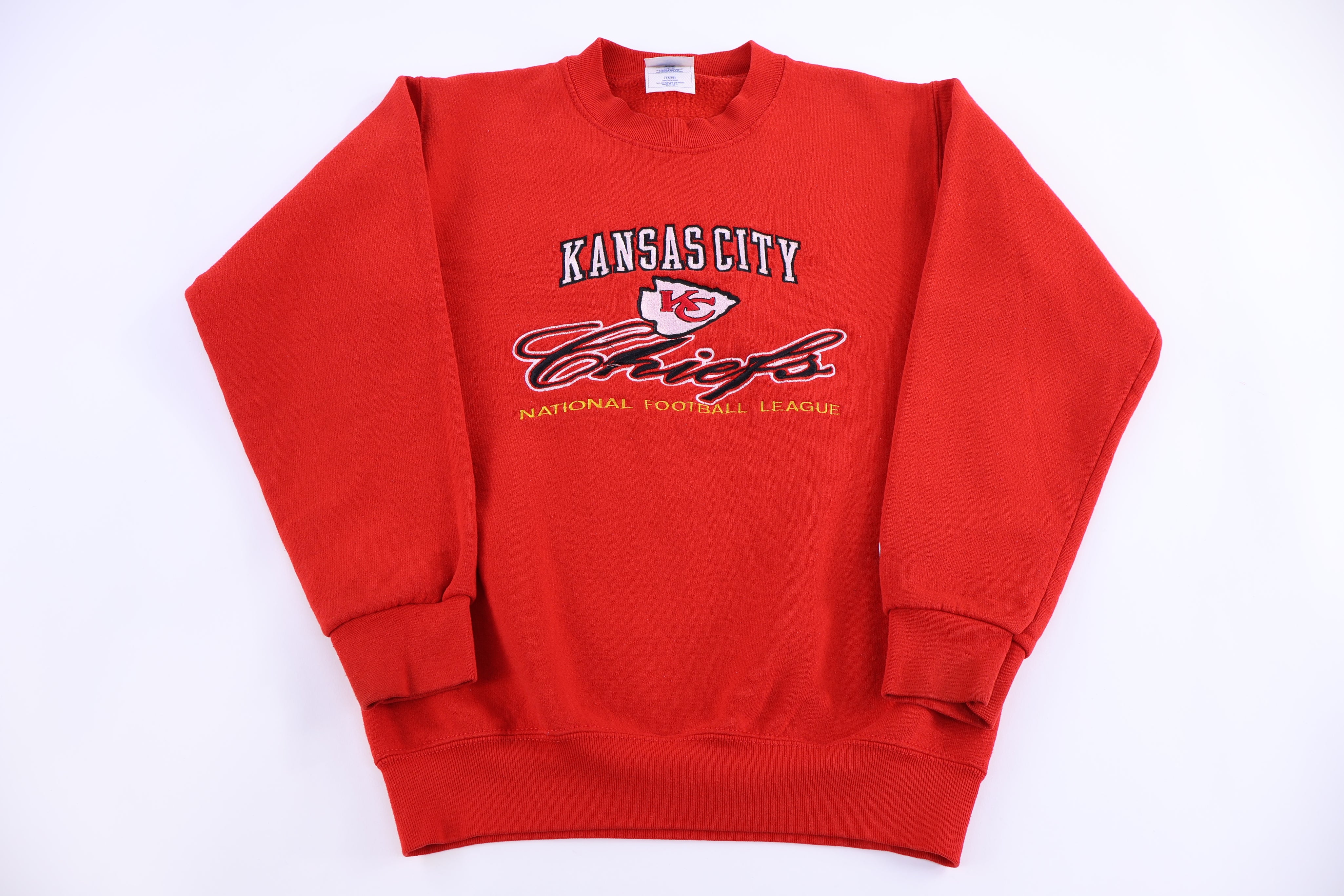 Youth Vintage Kansas City Chiefs Embroidered Sweatshirt