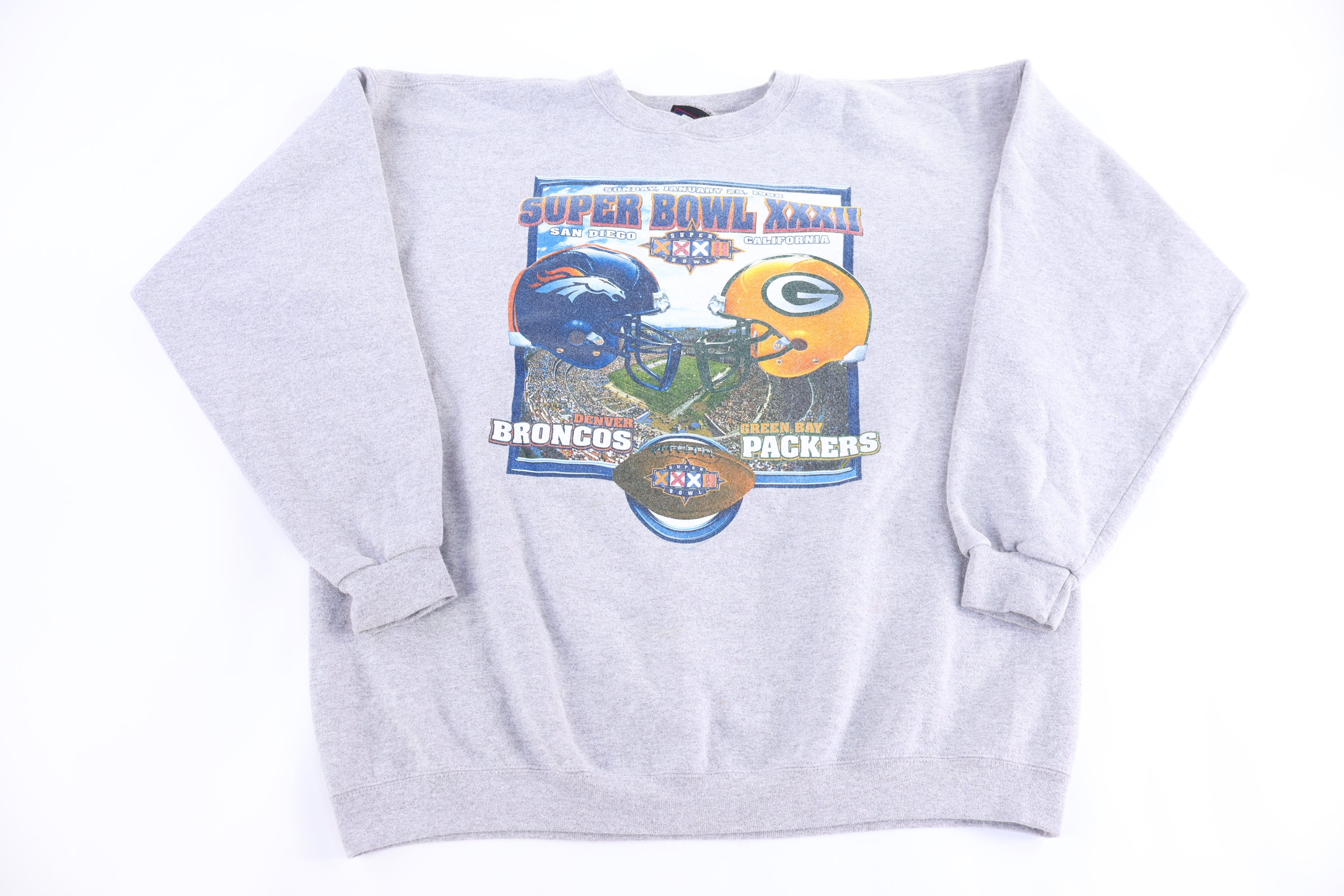 1998 Super Bowl XXXII Broncos Vs Packers Football Sweatshirt