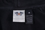 Women's Harley Davidson Motorcycles Black Full Zip Hoodie