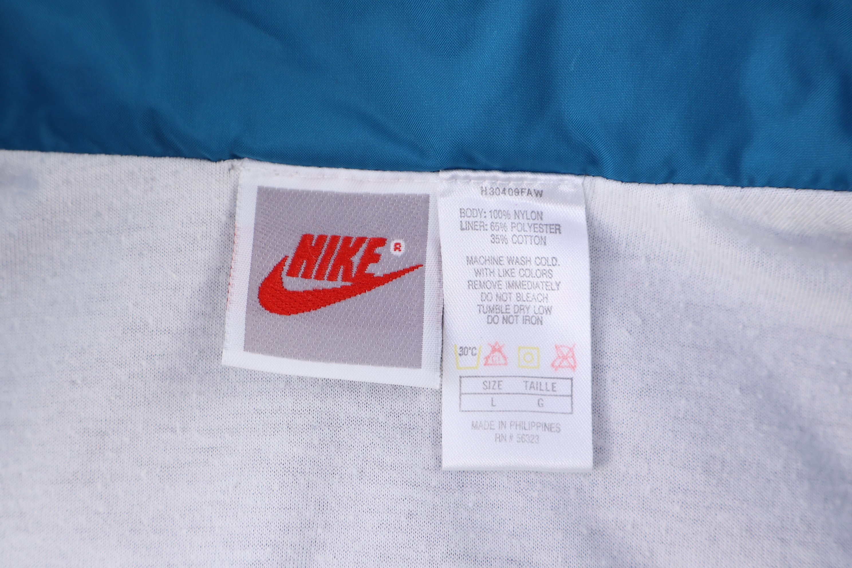90's Nike Embroidered Logo Multicolor Full Zip Jacket