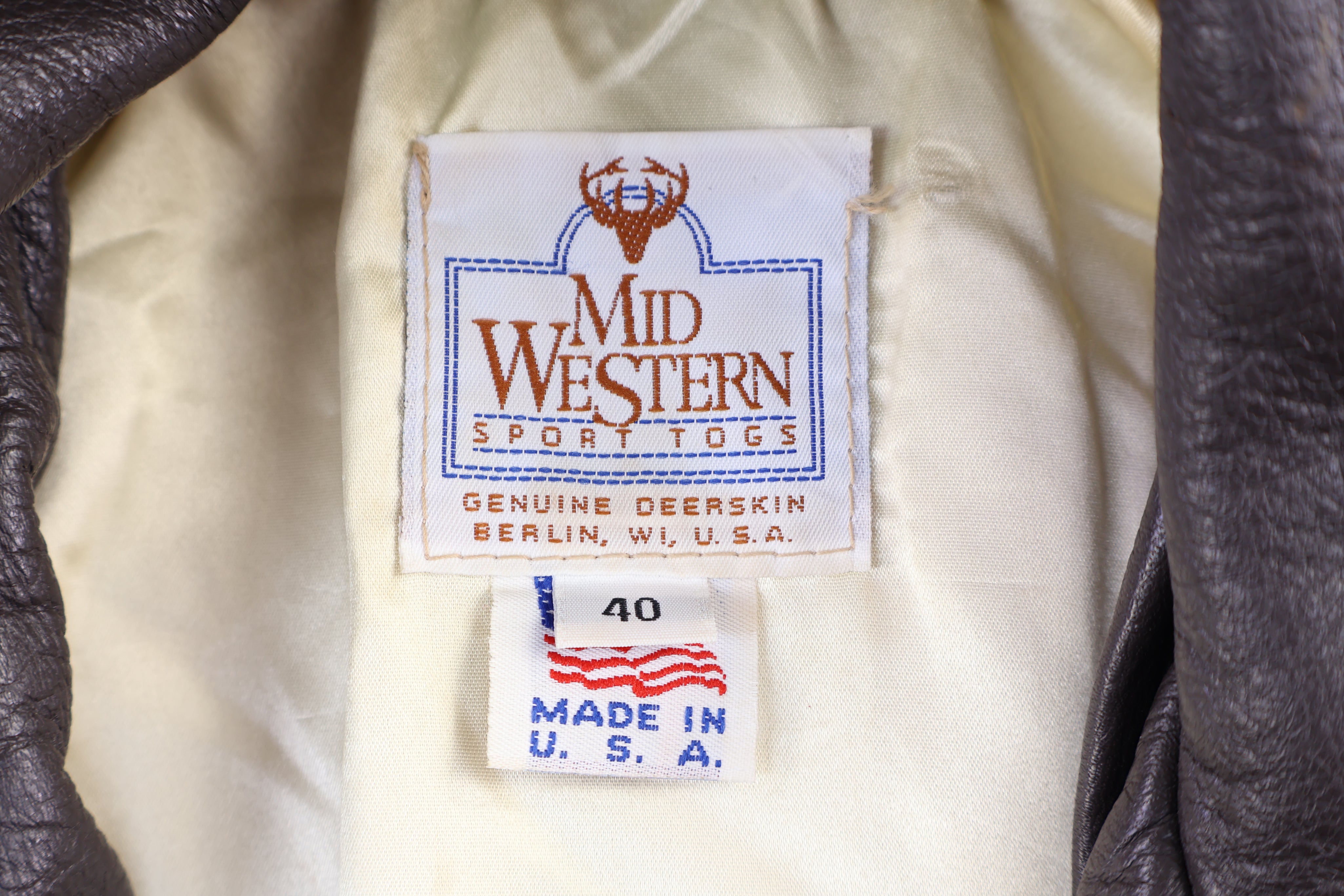 Vintage Mid Western Bomber Jacket