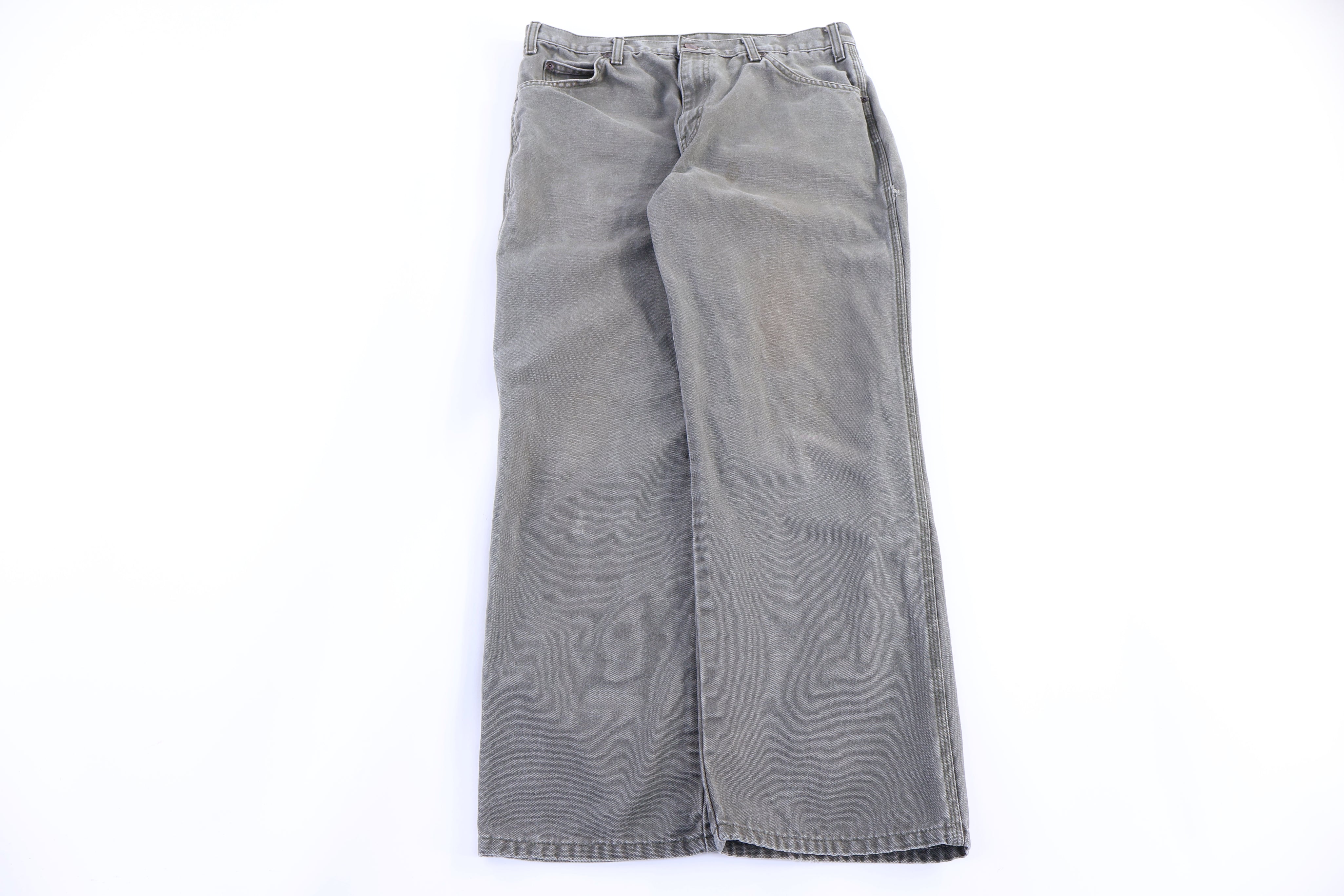 Dickies Logo Patch Olive Green Pants