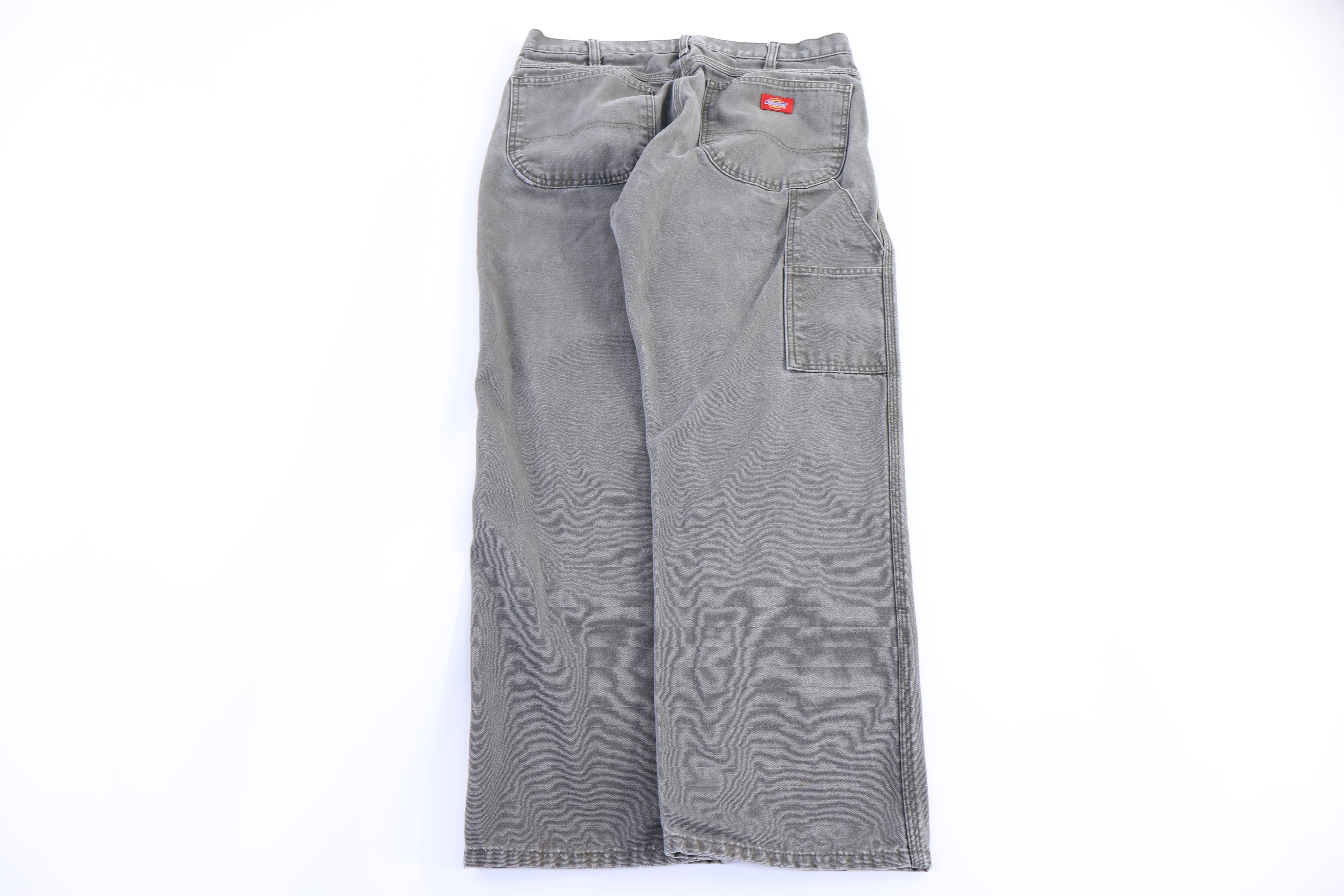 Dickies Logo Patch Olive Green Pants