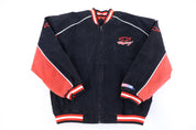 90's Chevrolet Racing Leather Suede Jacket