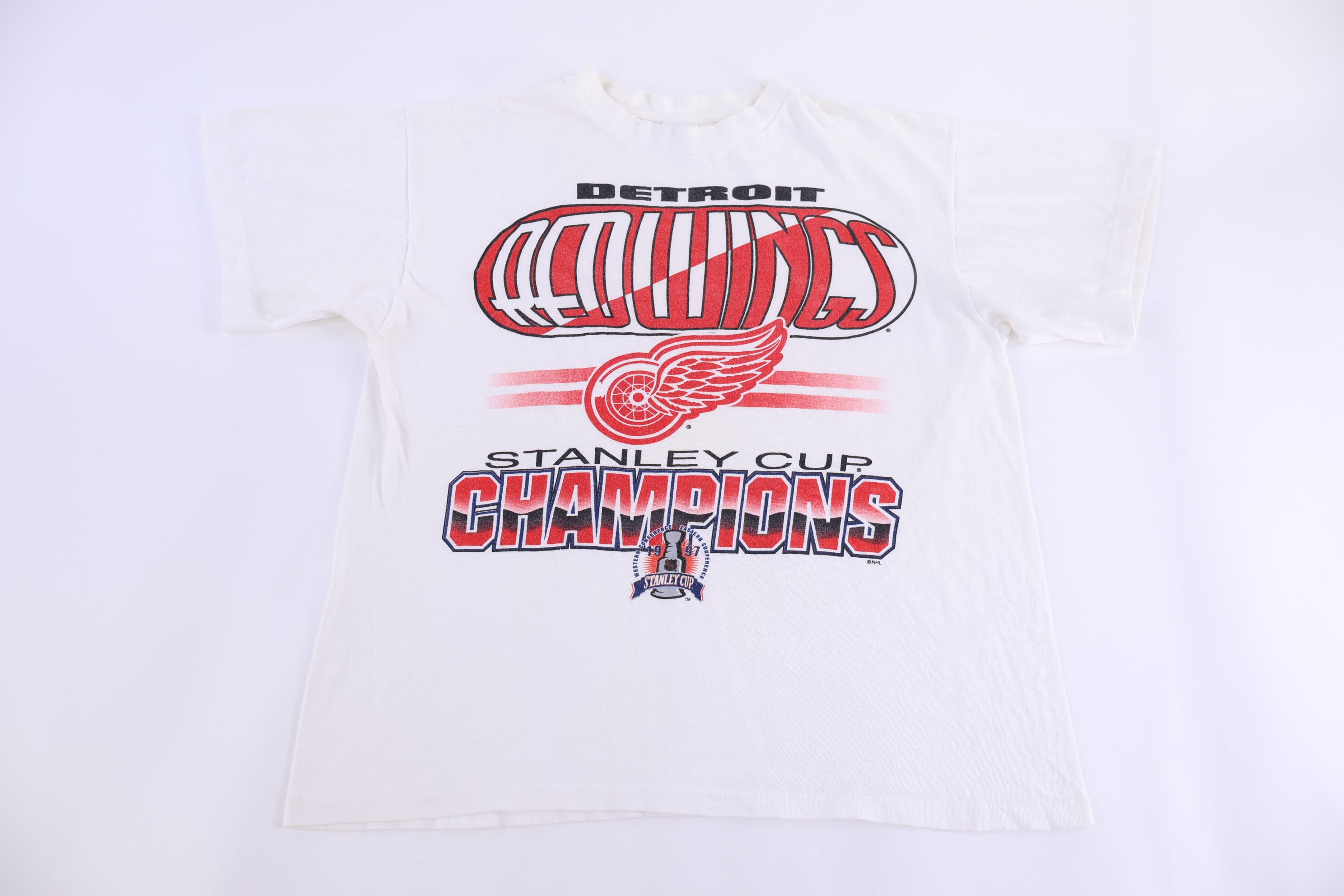 1997 Detroit Redwings Hockey Stanley Cup Champions T-shirt