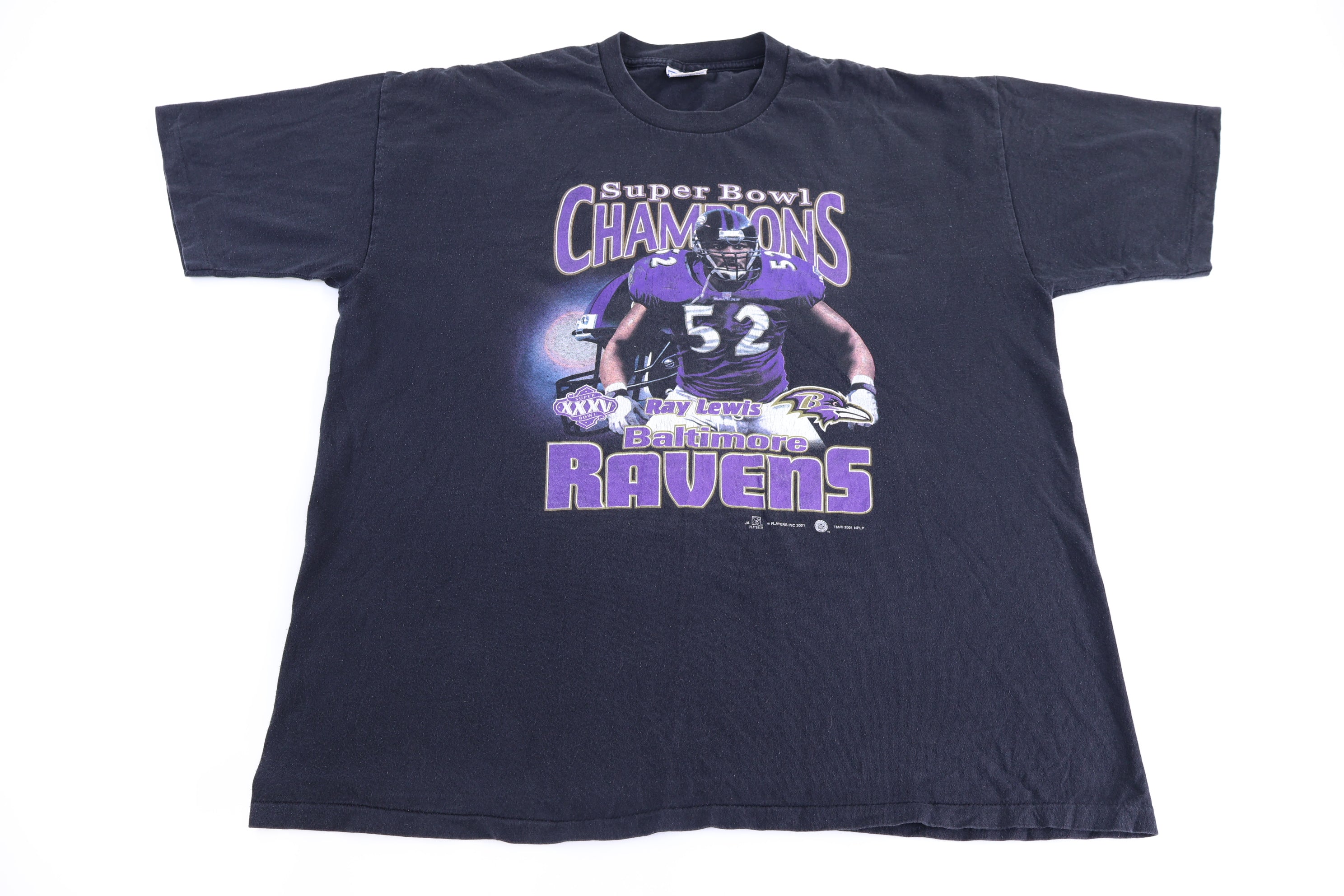 2001 Baltimore Ravens Super Bowl Champions T-shirt