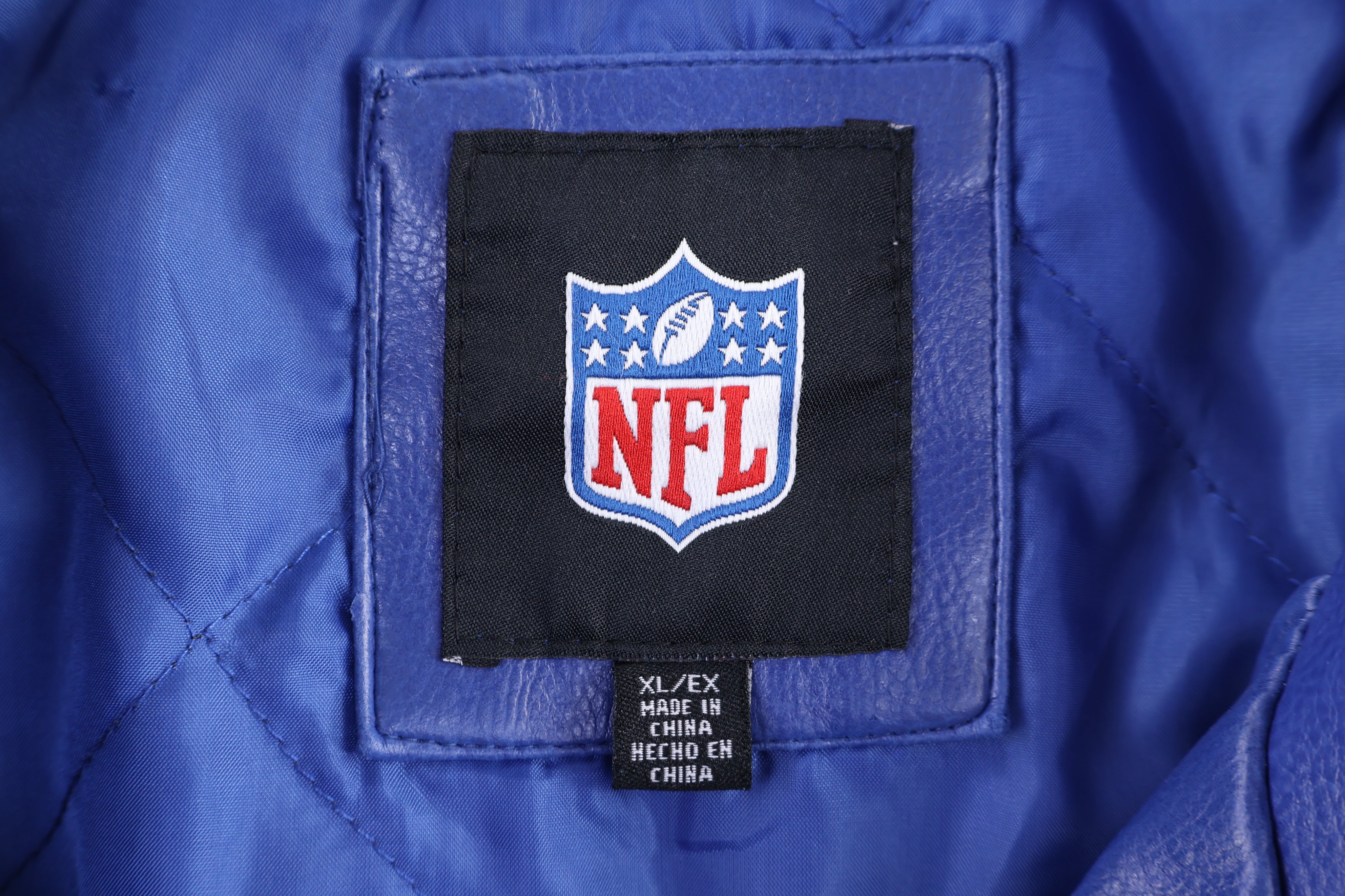 Vintage New York Giants Football Full Zip Bomber Jacket