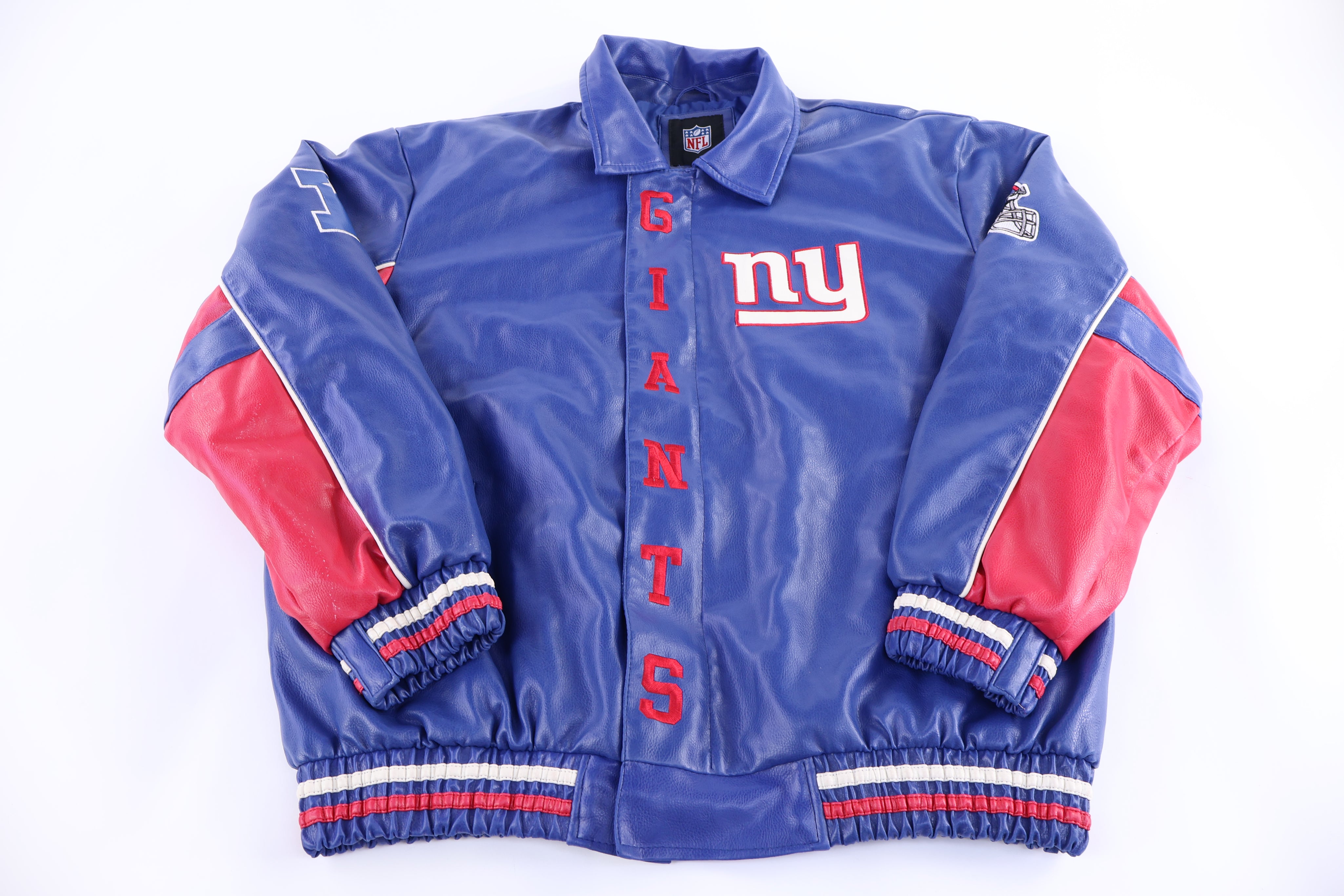Vintage New York Giants Football Full Zip Bomber Jacket
