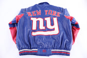Vintage New York Giants Football Full Zip Bomber Jacket